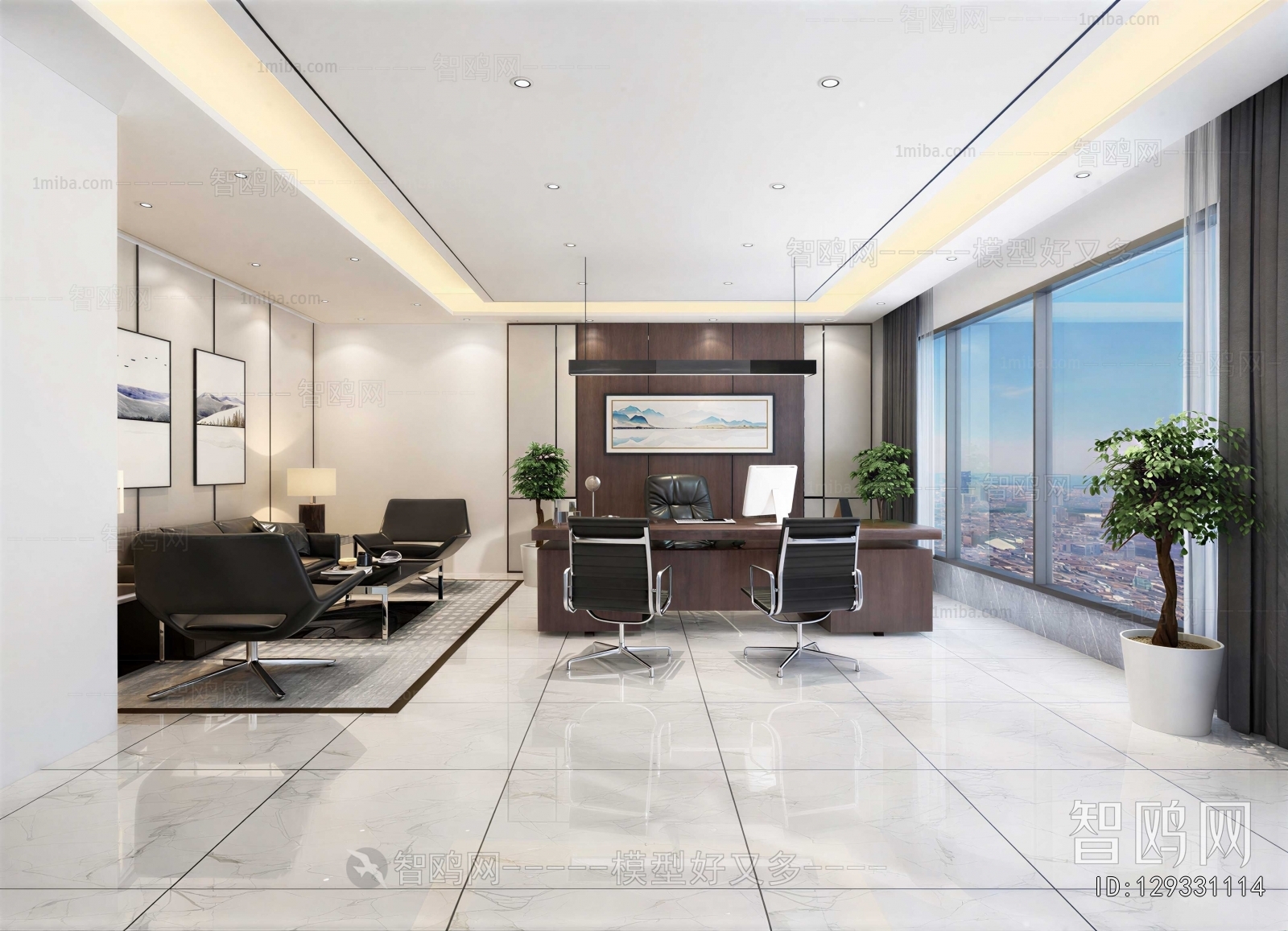 Modern Manager's Office