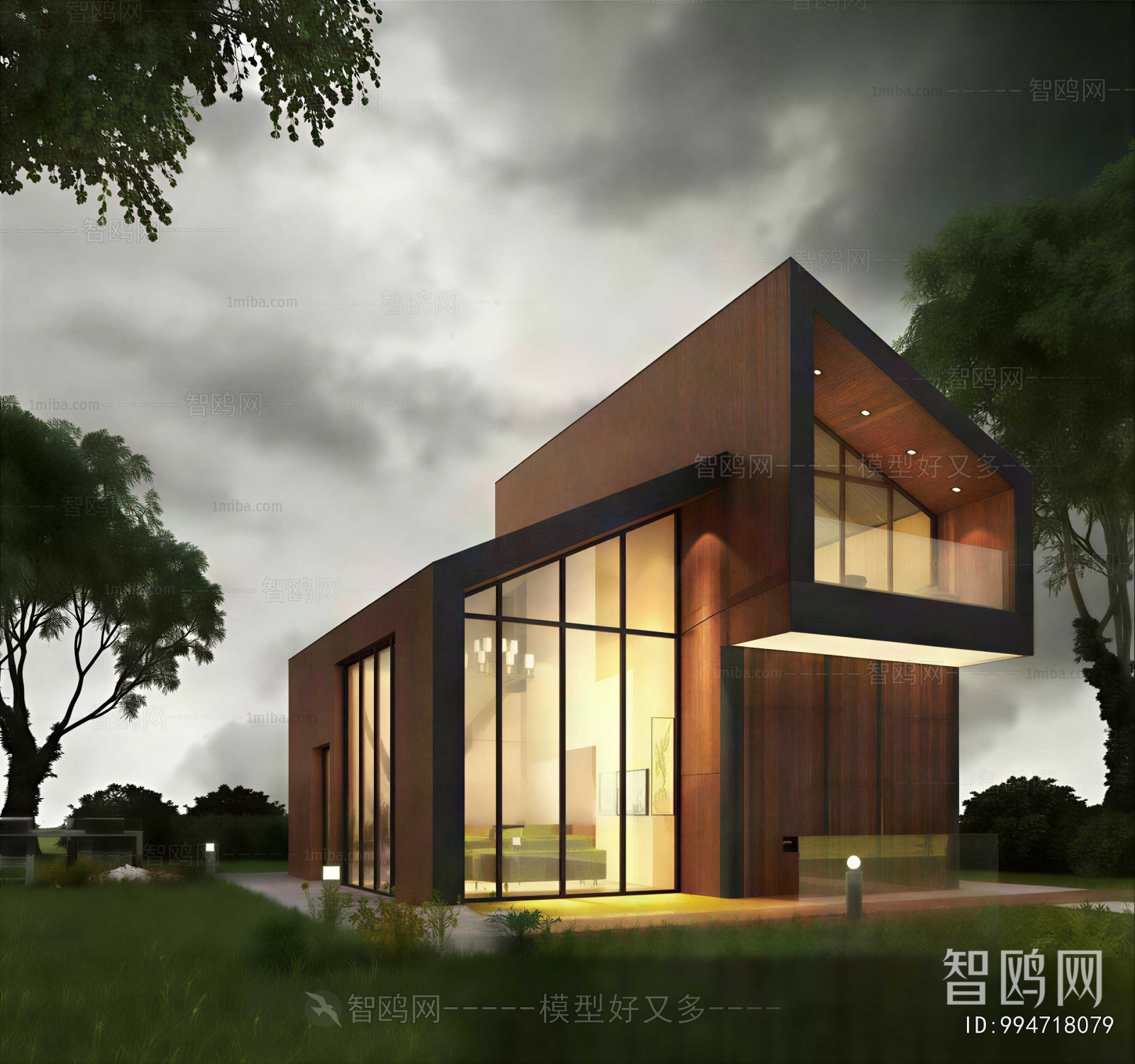 Modern Appearance Of Commercial Building