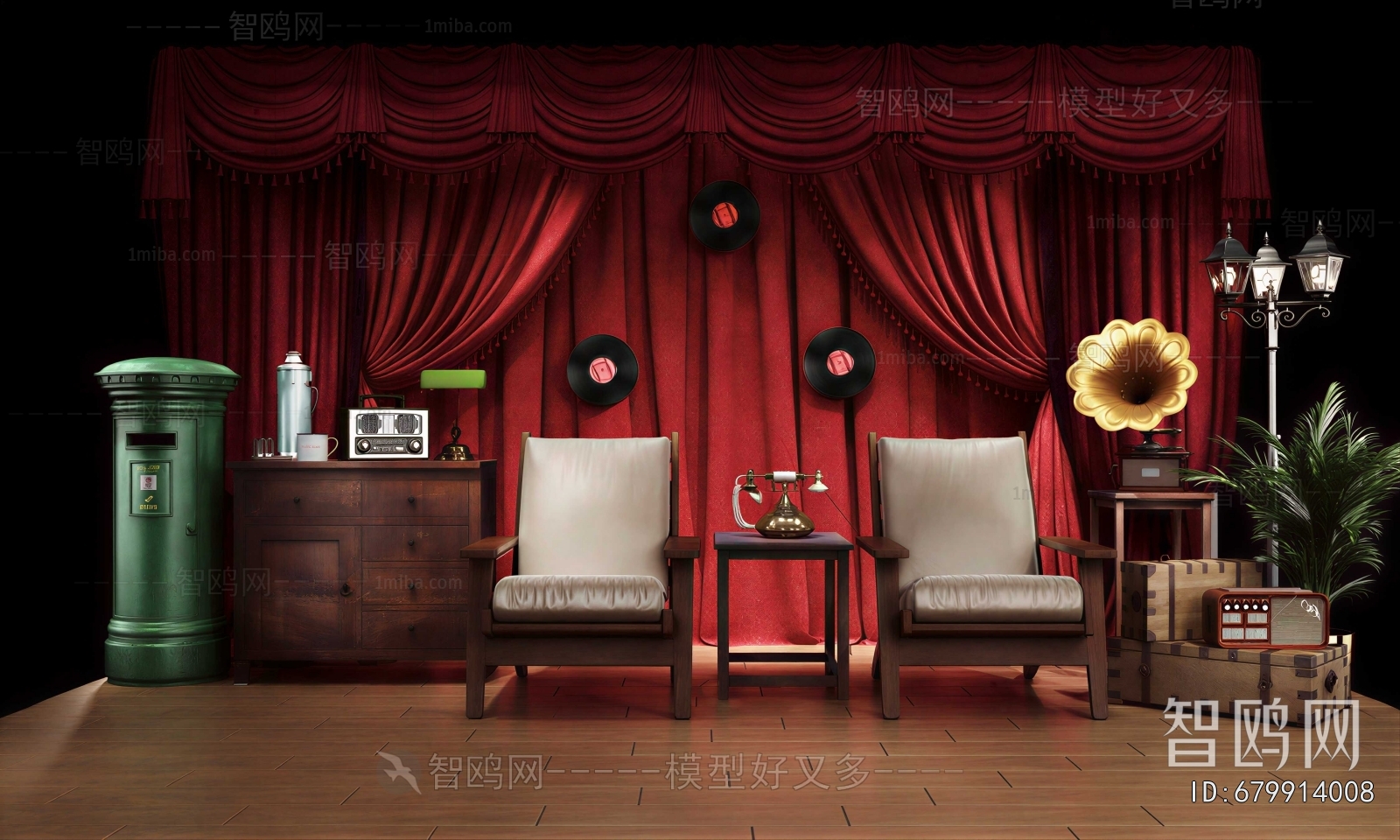 Retro Style Exhibition Hall