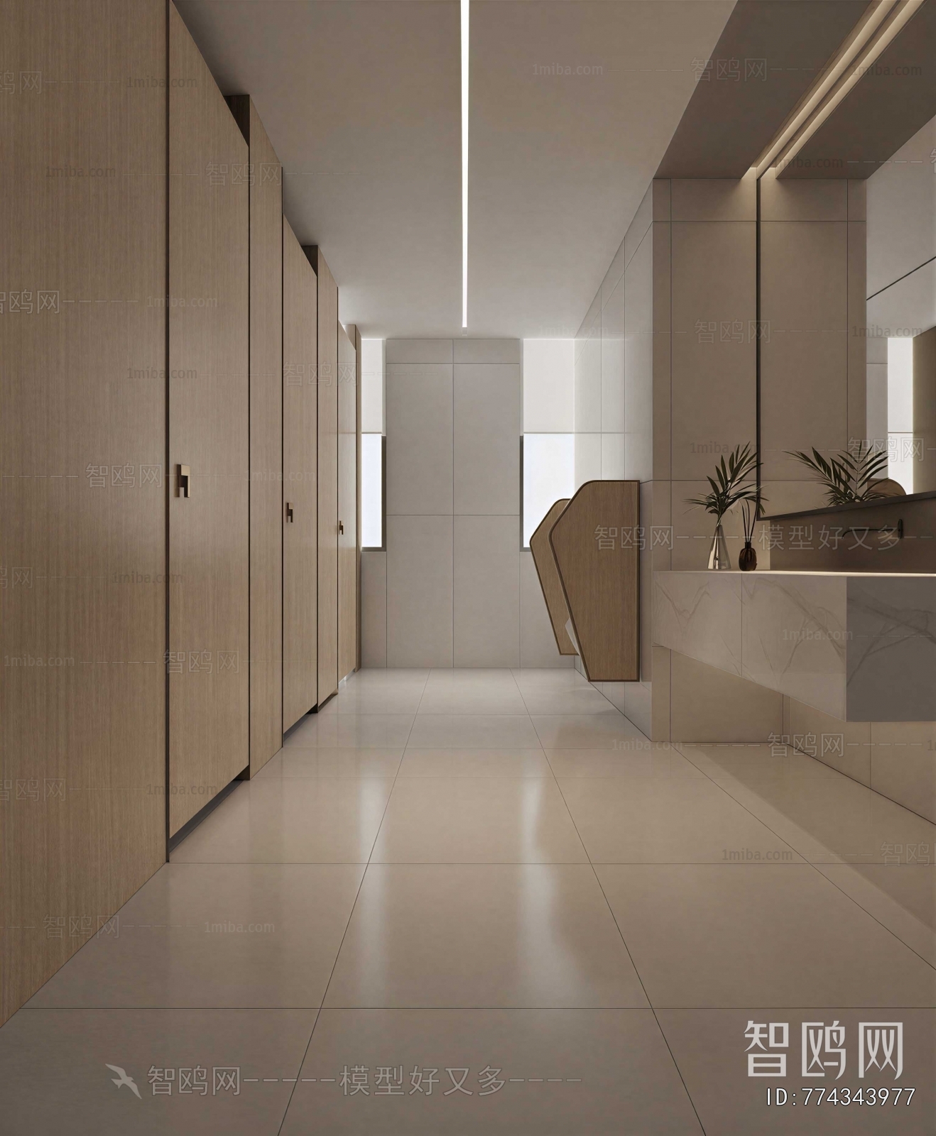 Modern Public Toilet