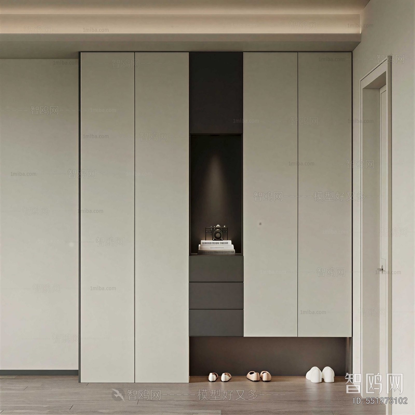 Modern Shoe Cabinet