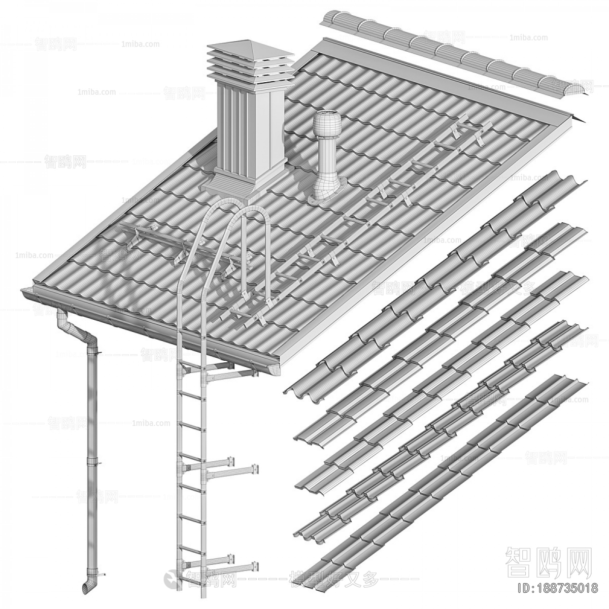 Modern Building Component