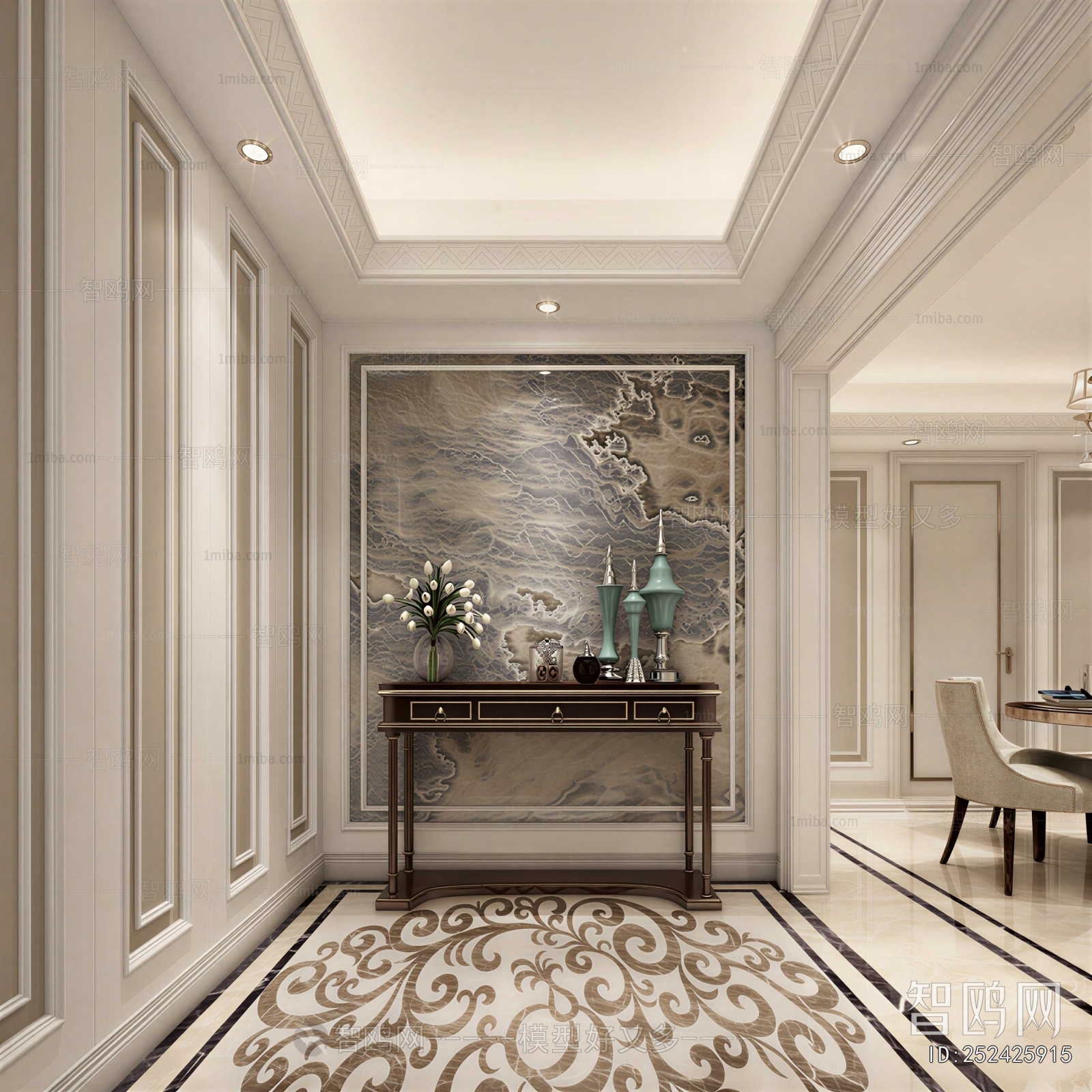 European Style Hallway