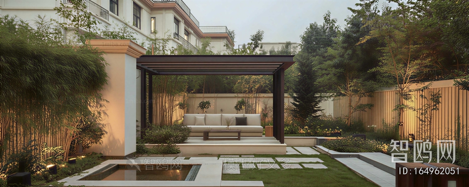 New Chinese Style Courtyard/landscape