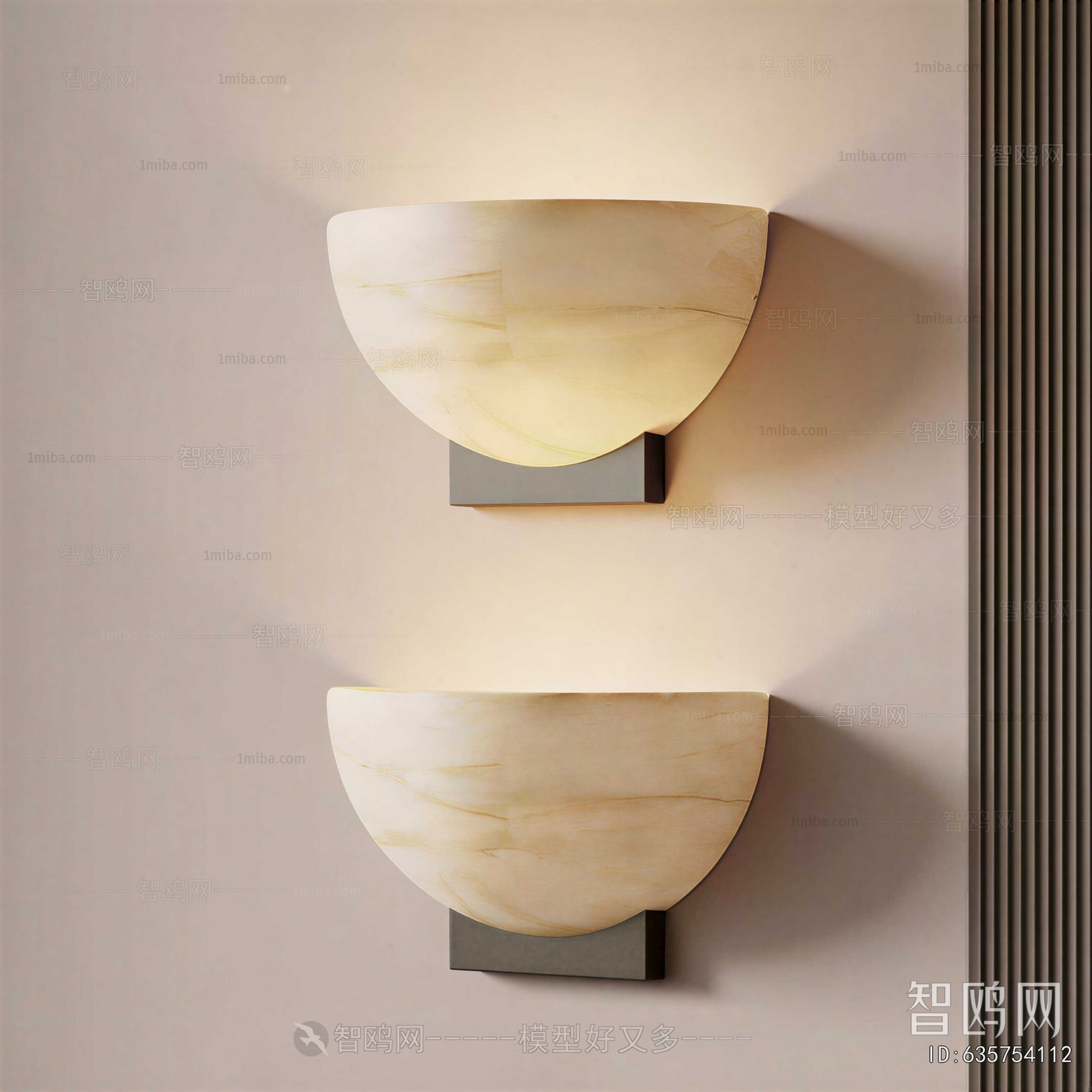 Wabi-sabi Style Wall Lamp
