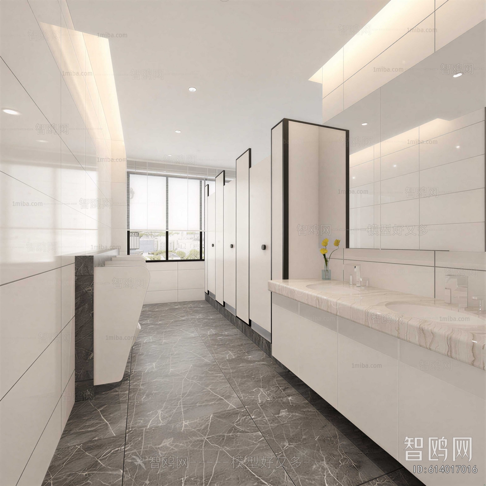 Modern Public Toilet