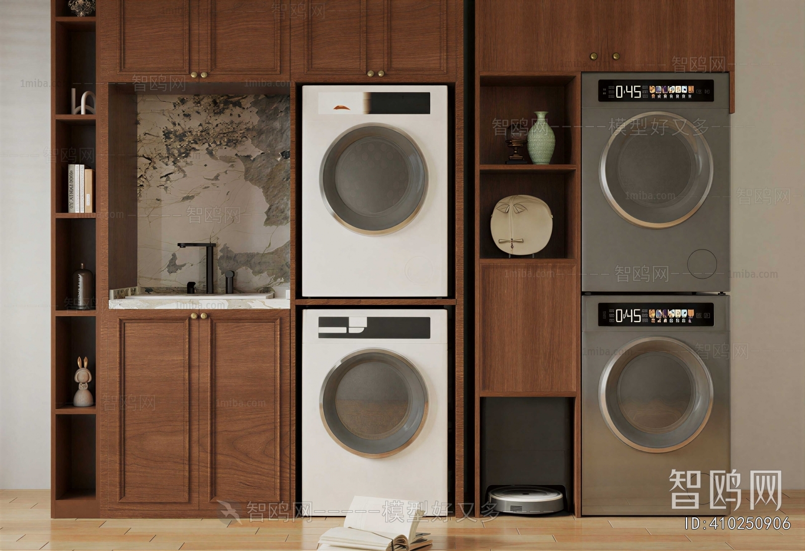 Modern Laundry Cabinet