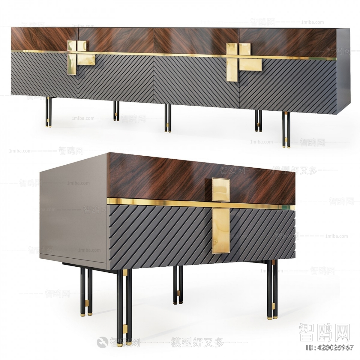Modern Bedside Cupboard
