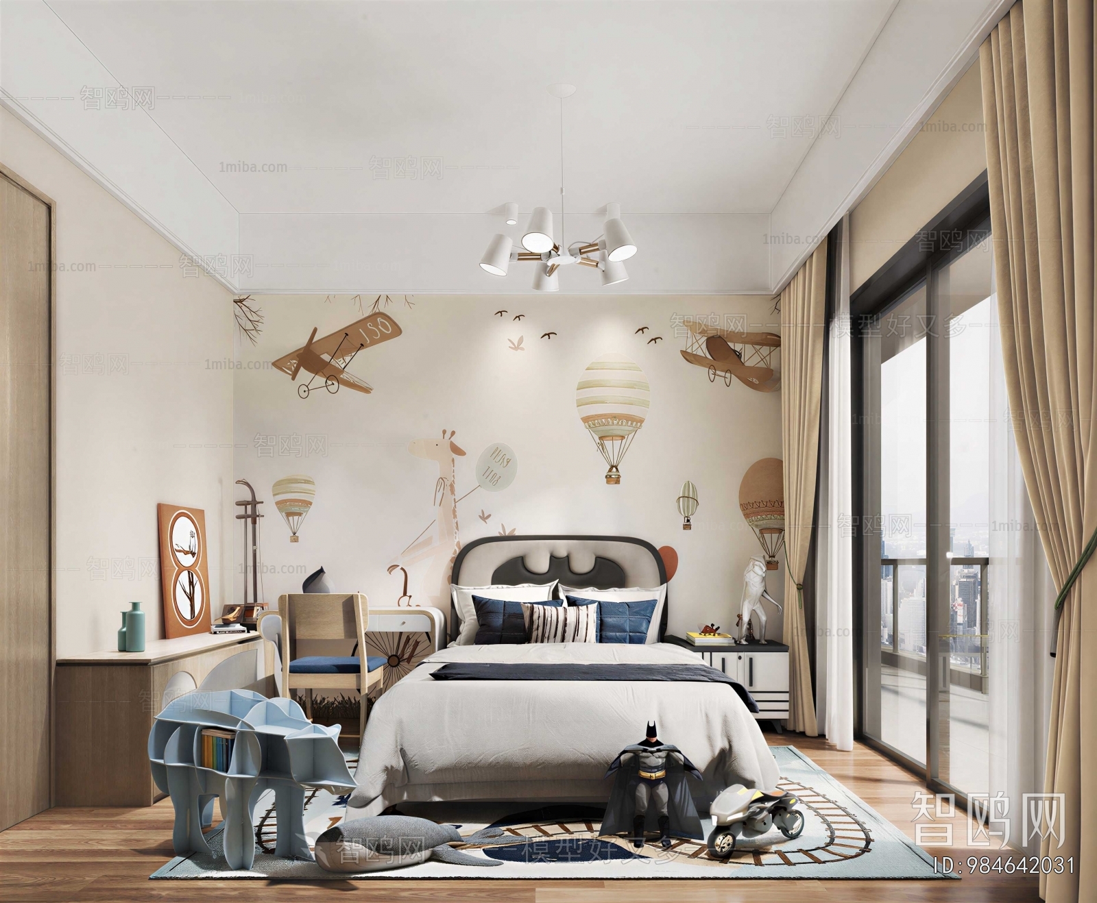 Modern Boy's Room And Son's Room