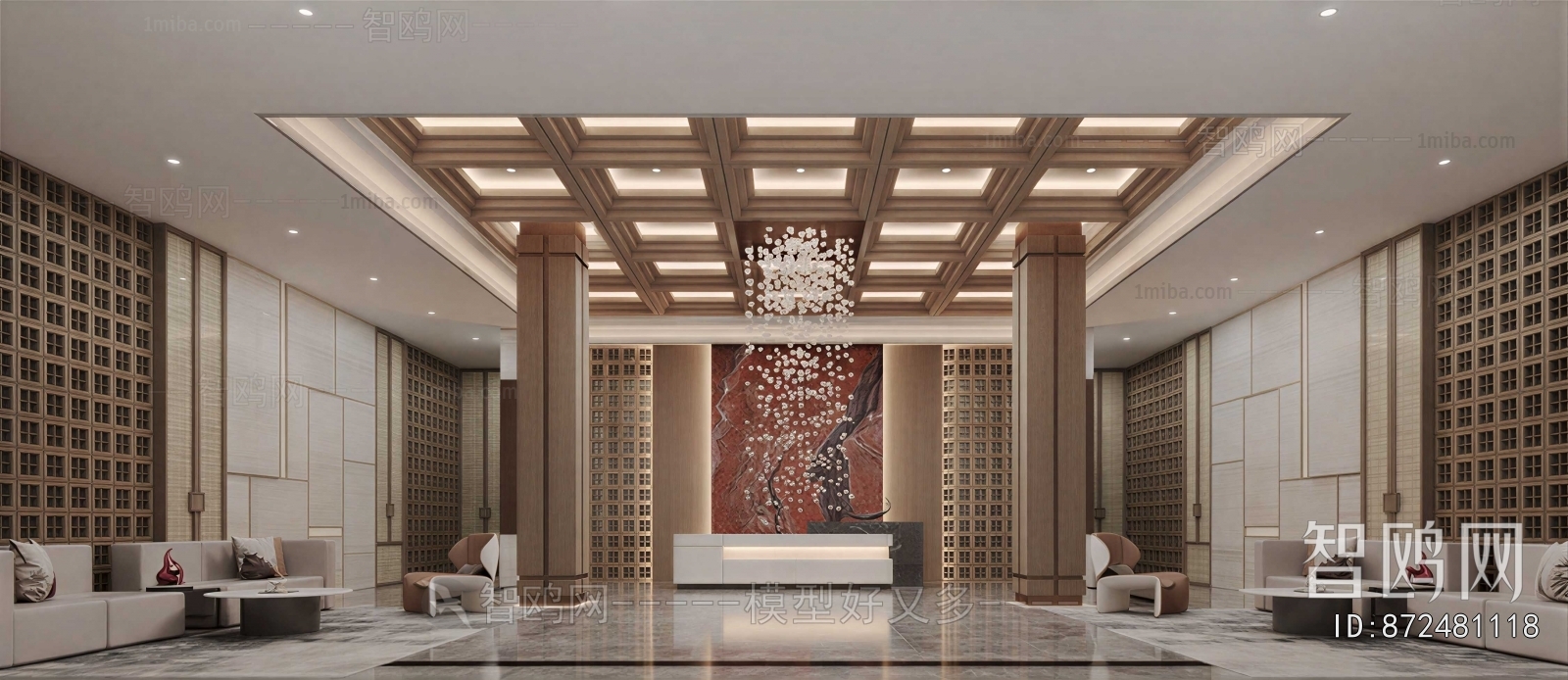 New Chinese Style Lobby Hall