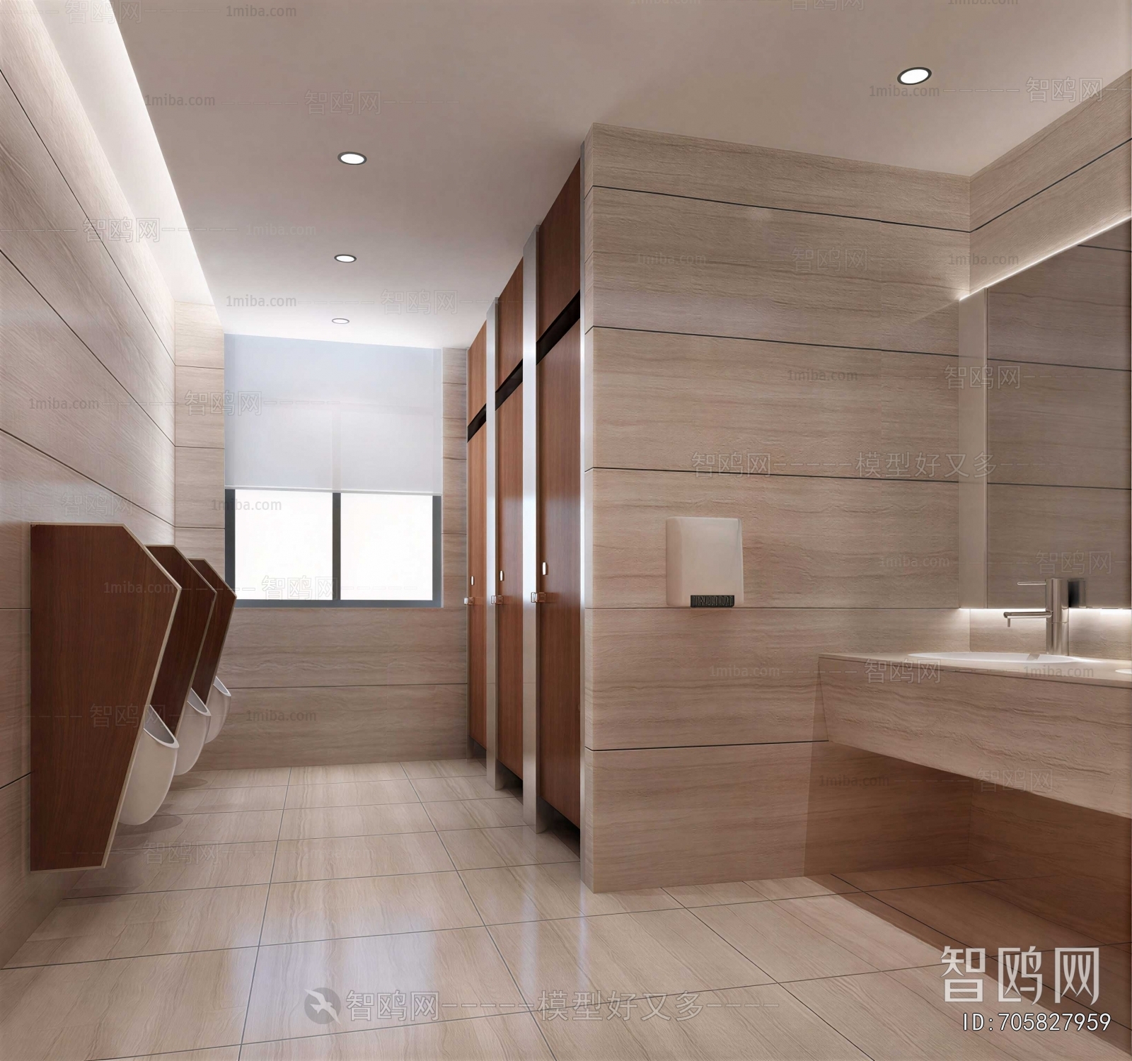 Modern Public Toilet