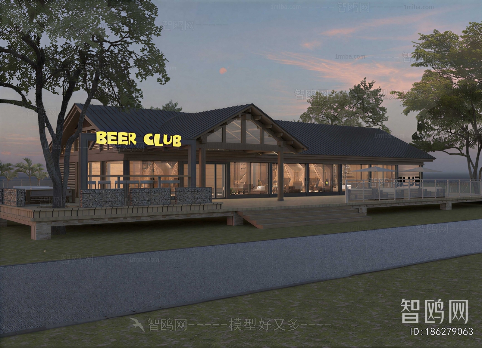 Modern Appearance Of Commercial Building