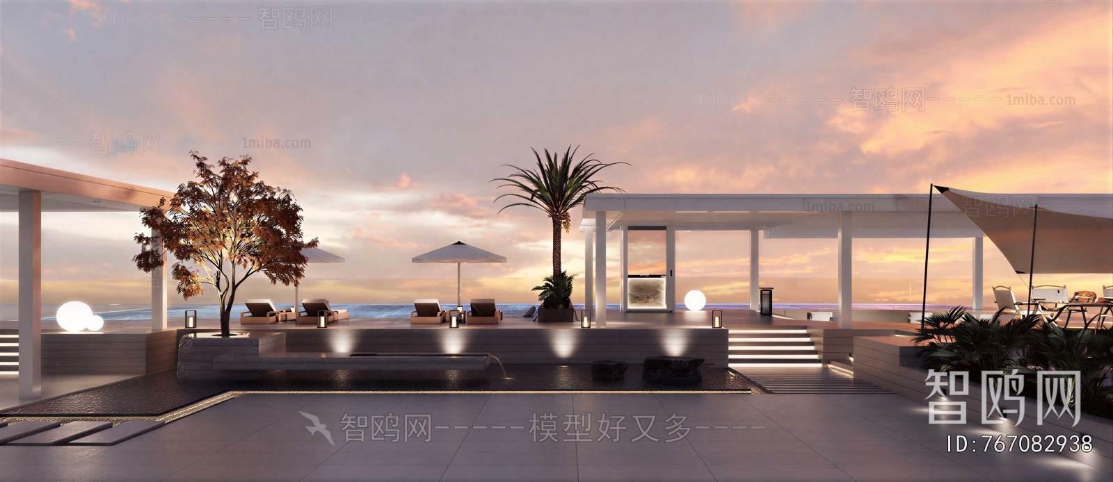 Modern Courtyard/landscape