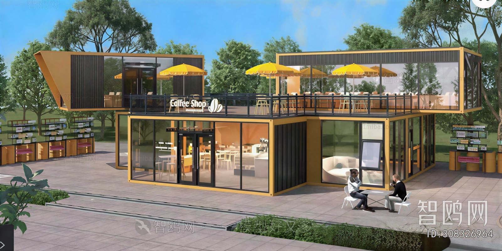 Modern Appearance Of Commercial Building