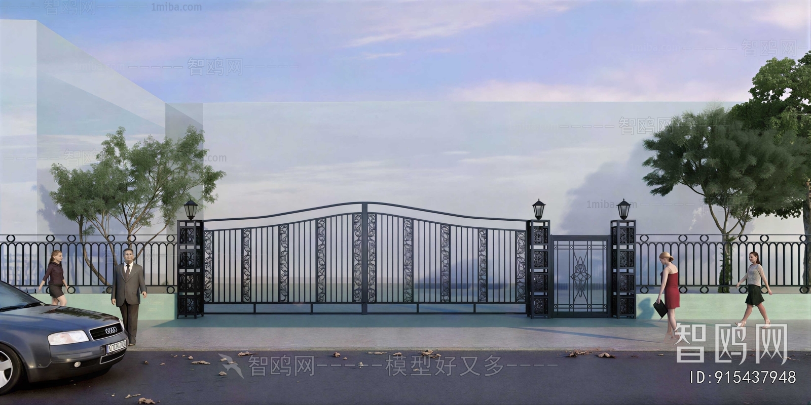 Simple European Style Gate