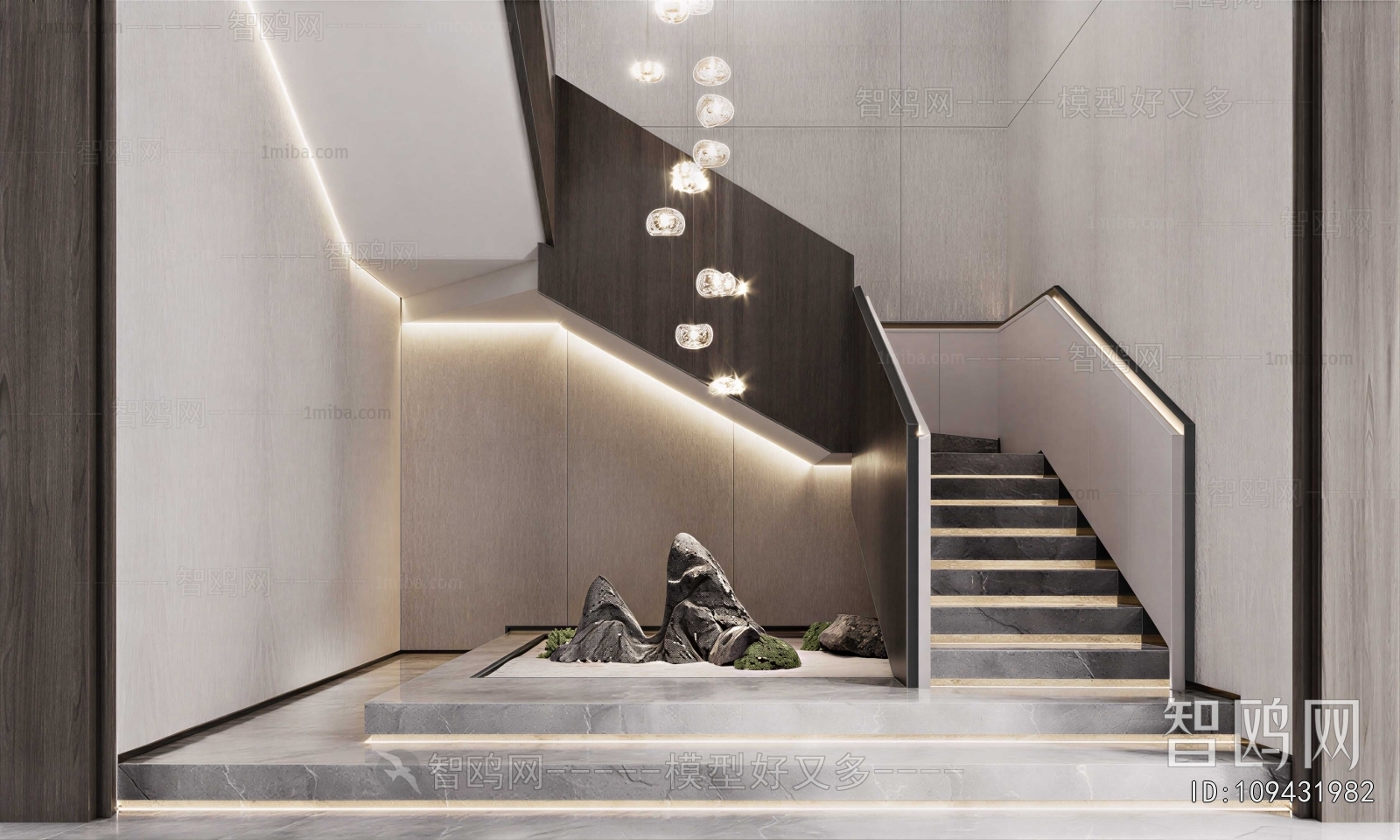 New Chinese Style Stairwell