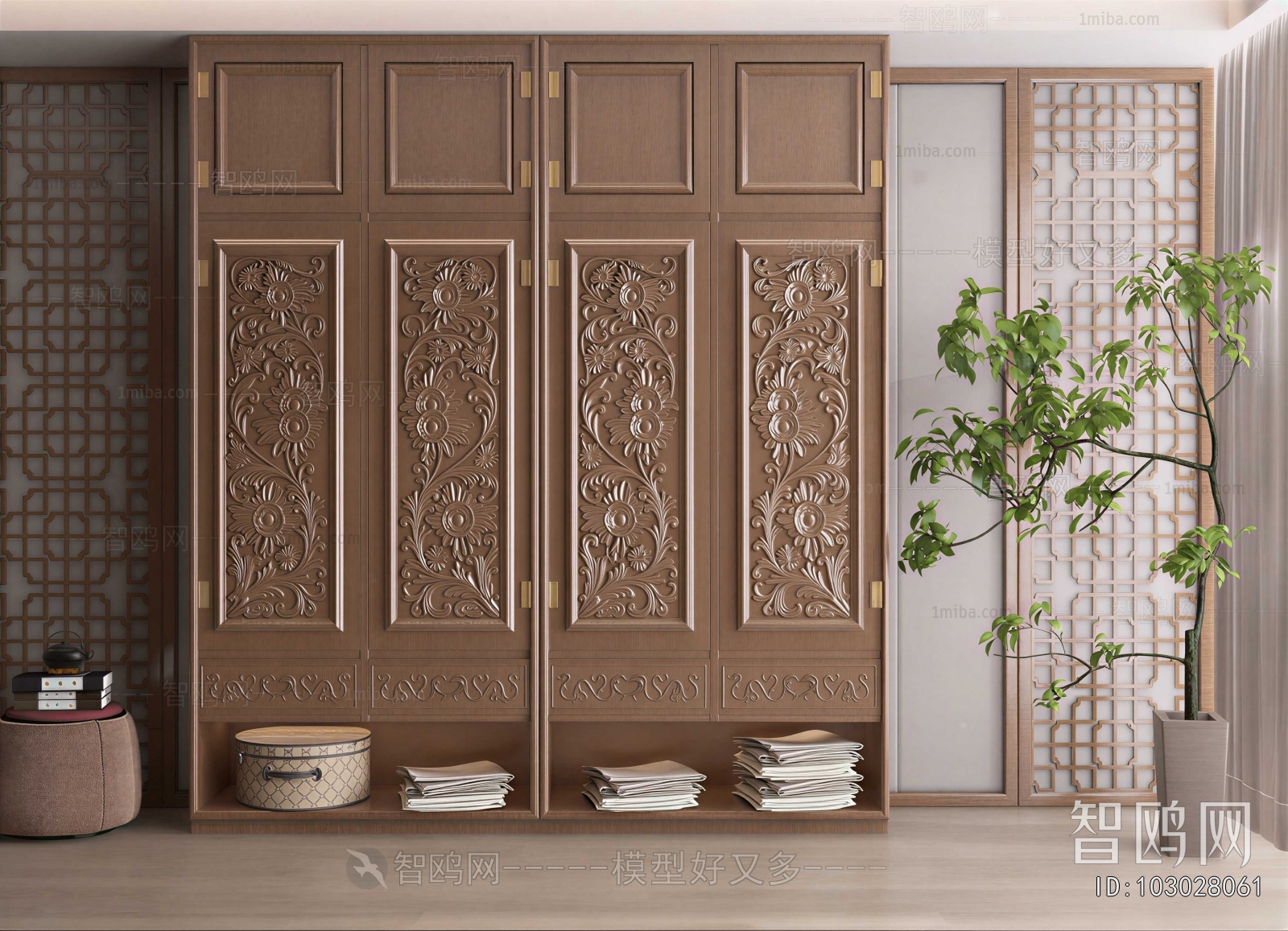 New Chinese Style The Wardrobe