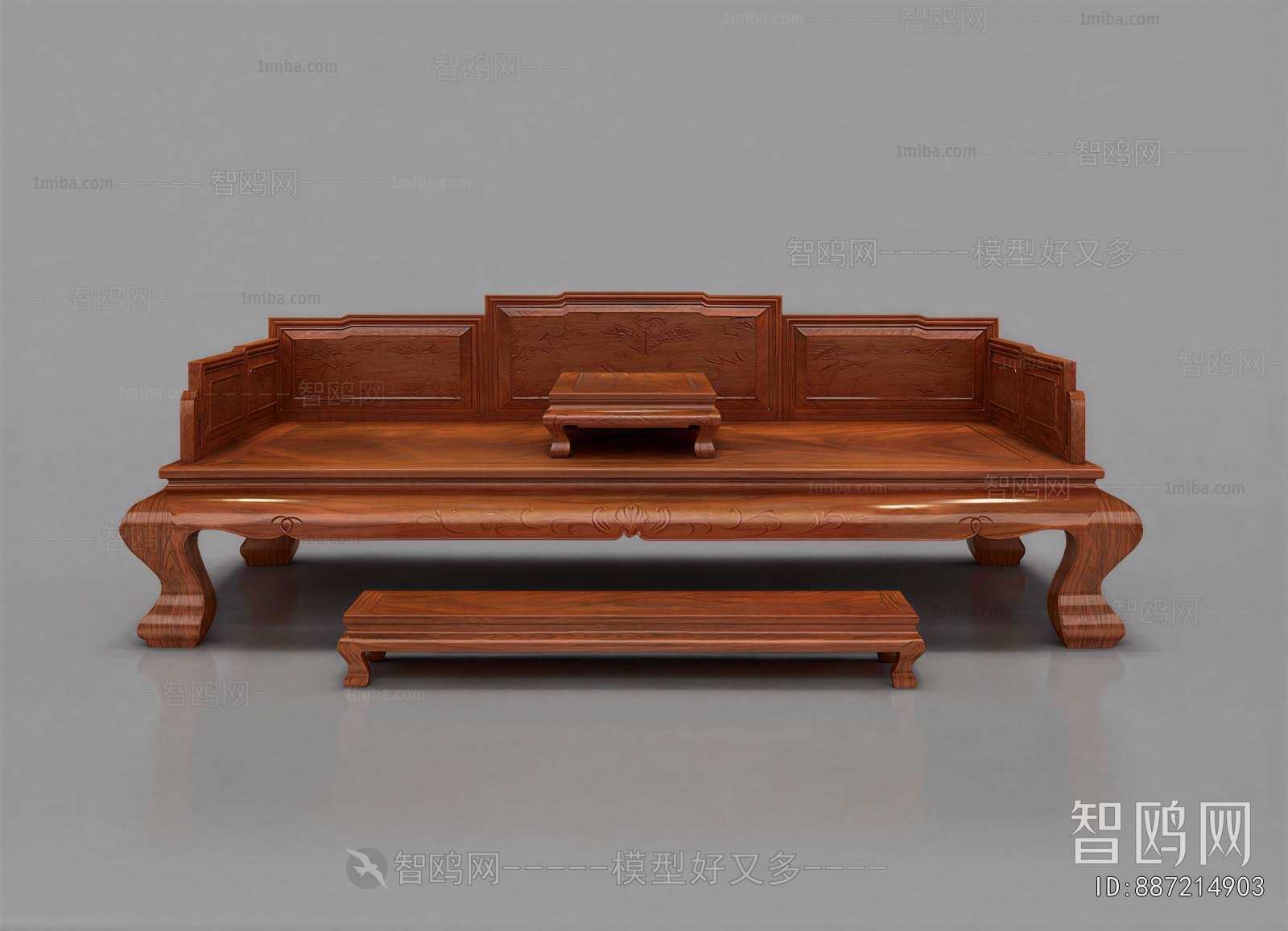 Chinese Style Arhat Bed