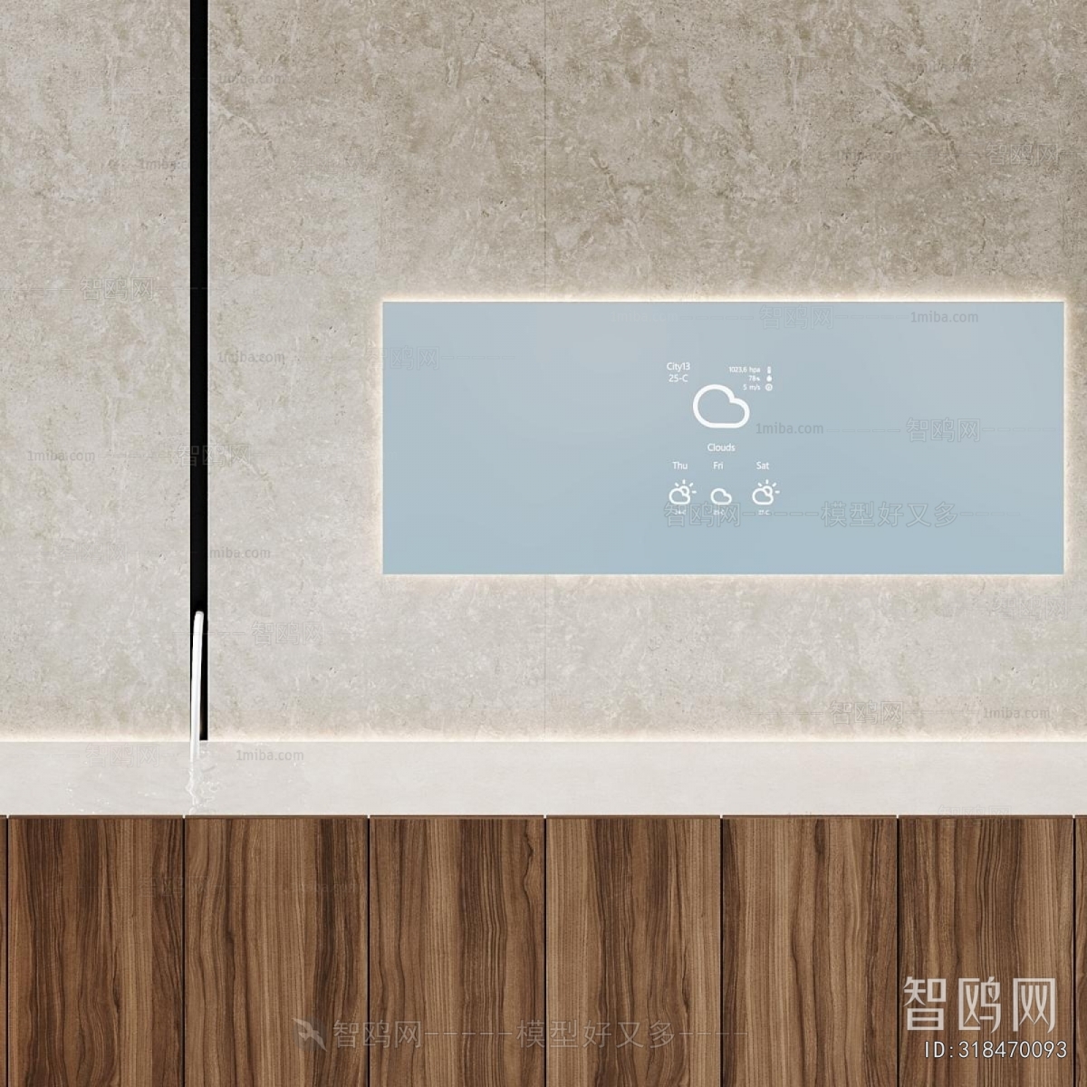 Modern Bathroom Cabinet
