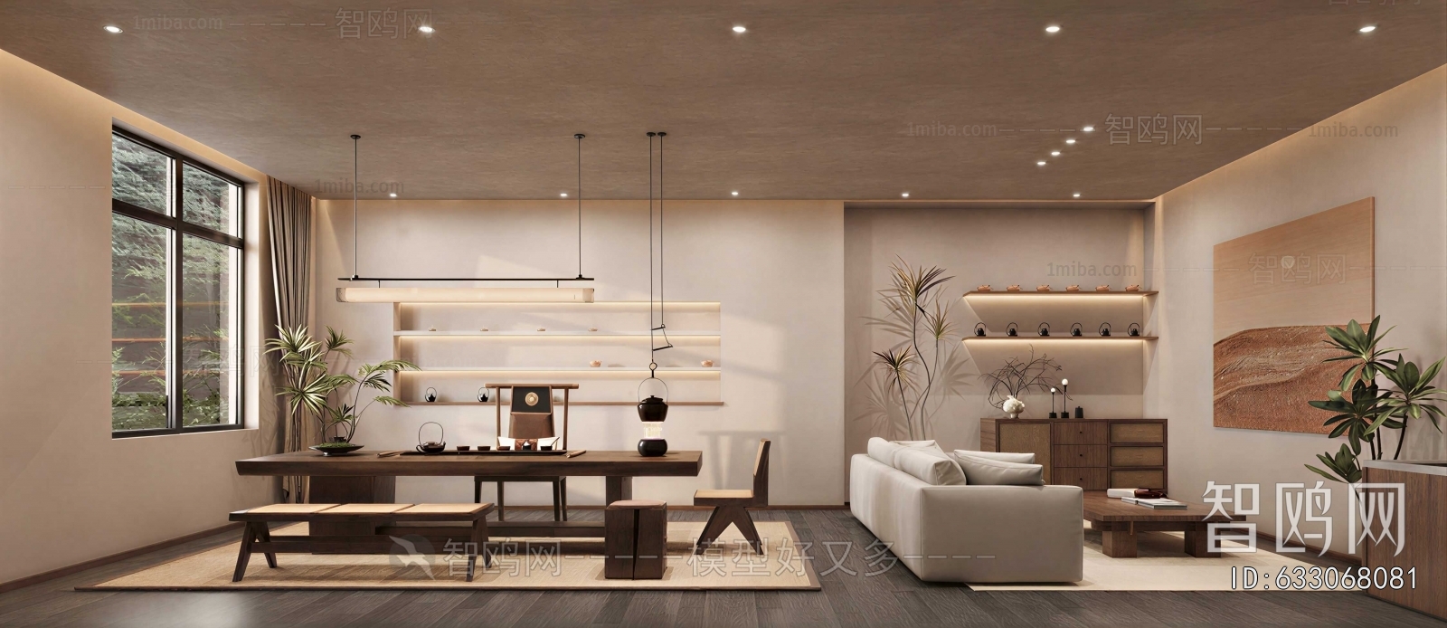 Wabi-sabi Style Tea House