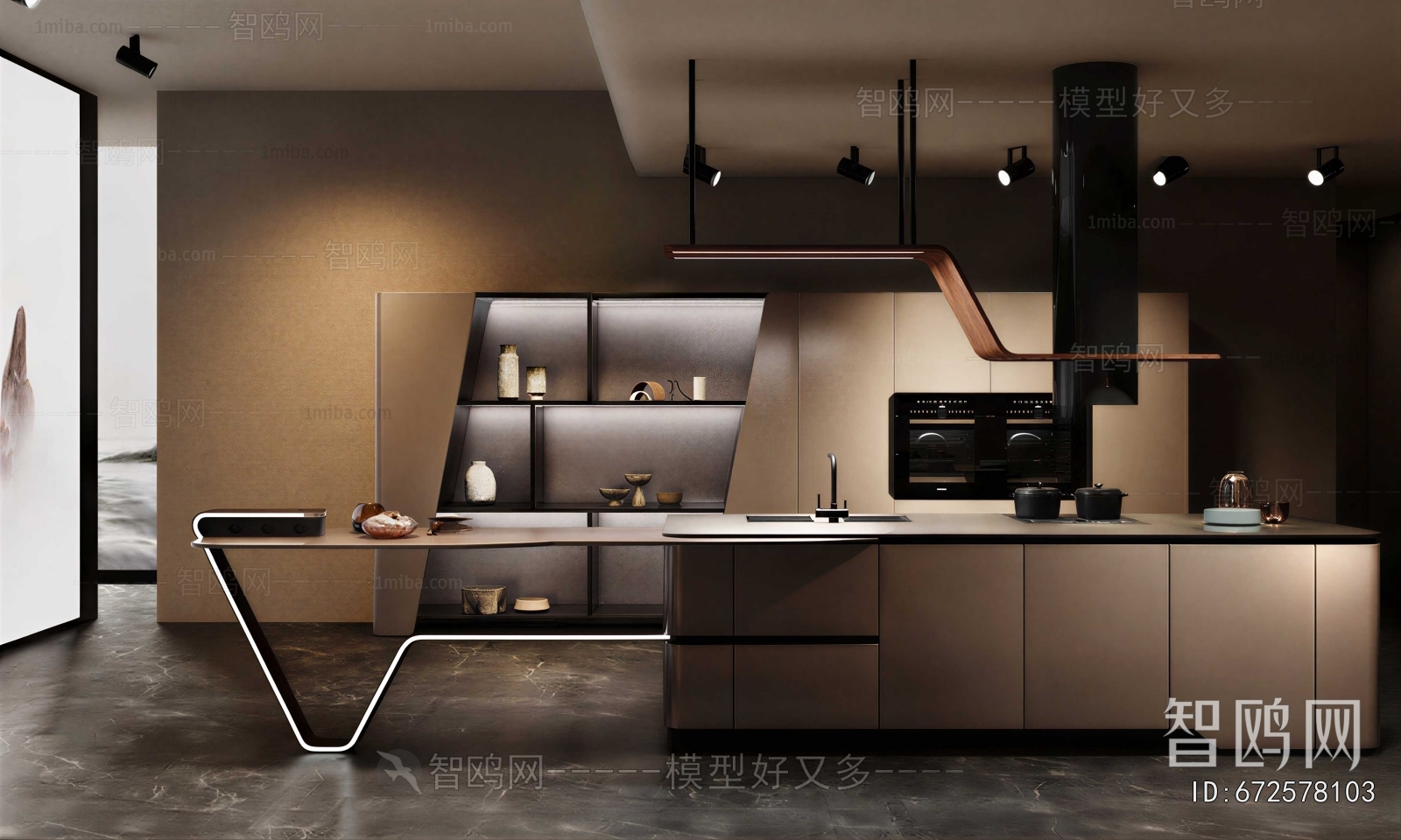 Modern Open Kitchen