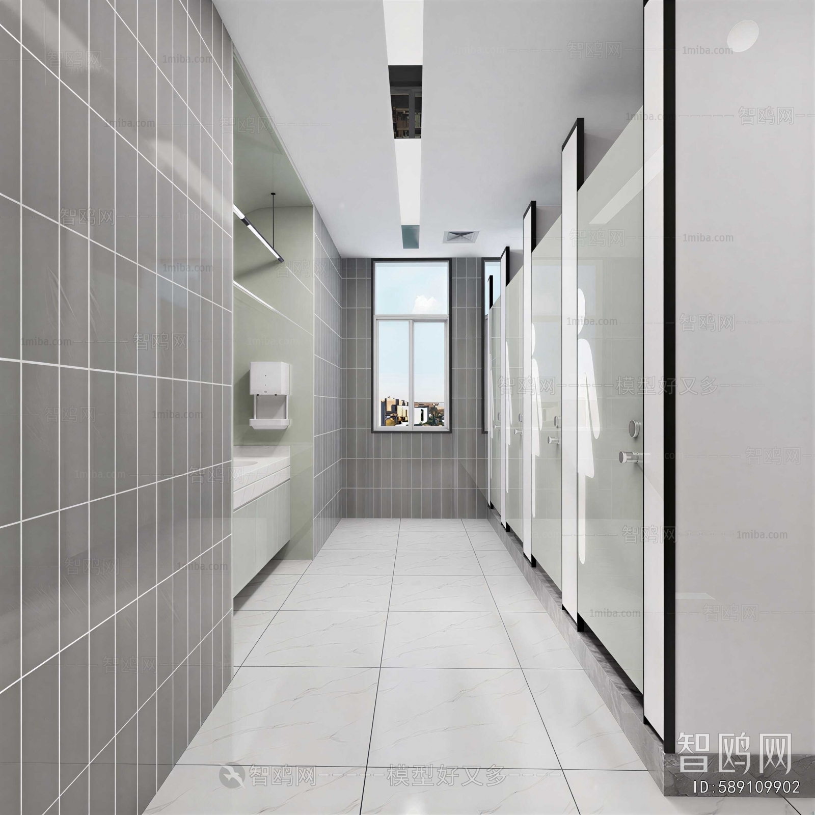 Modern Public Toilet