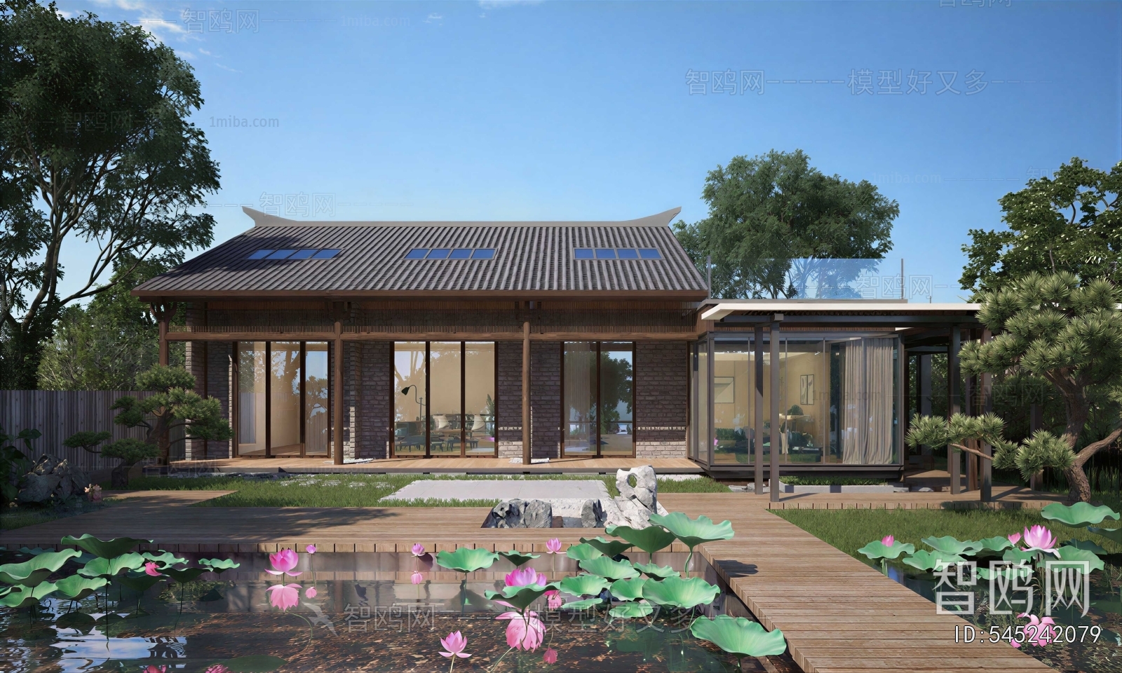 Modern Courtyard/landscape