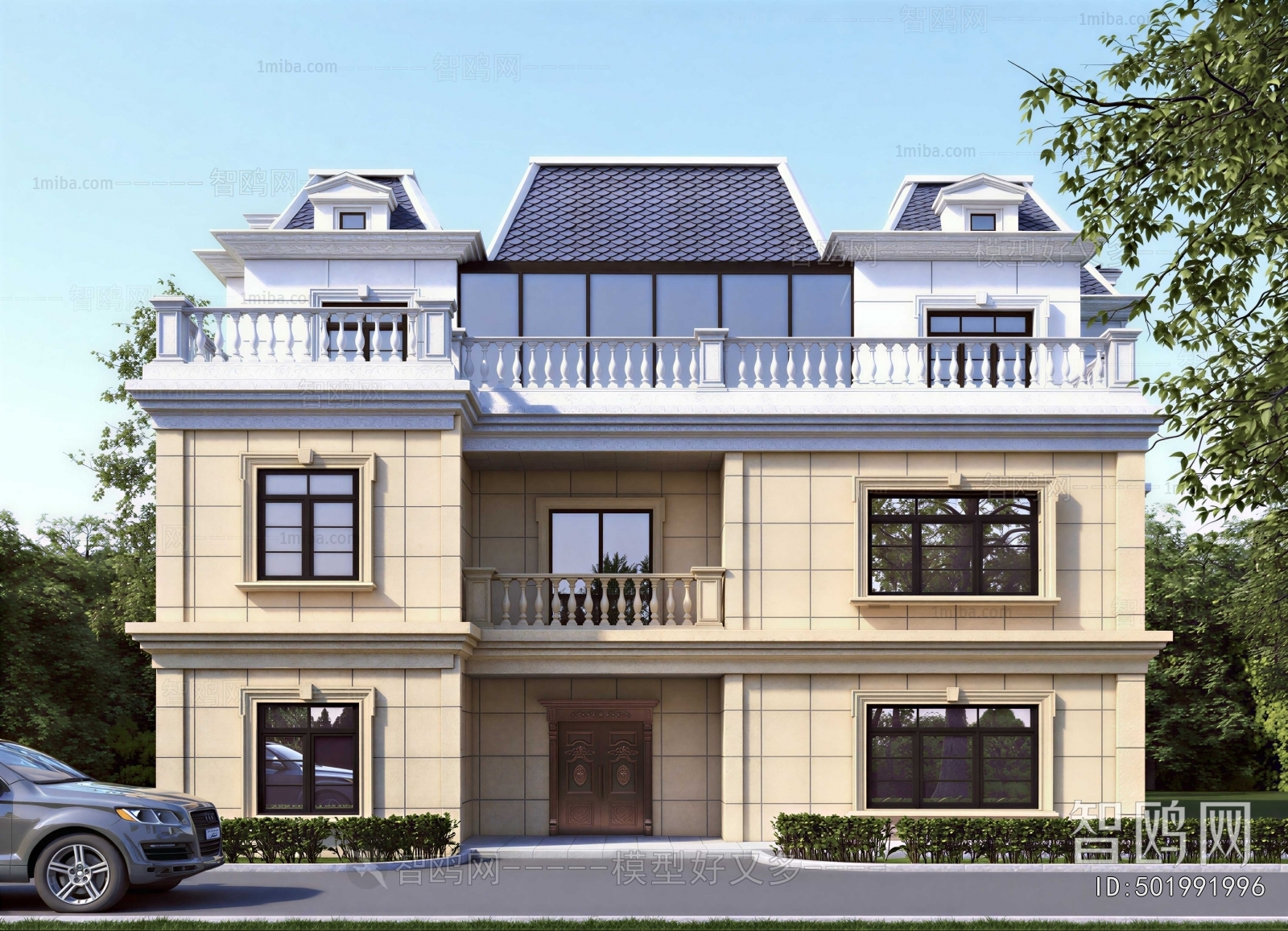 Simple European Style Detached Villa