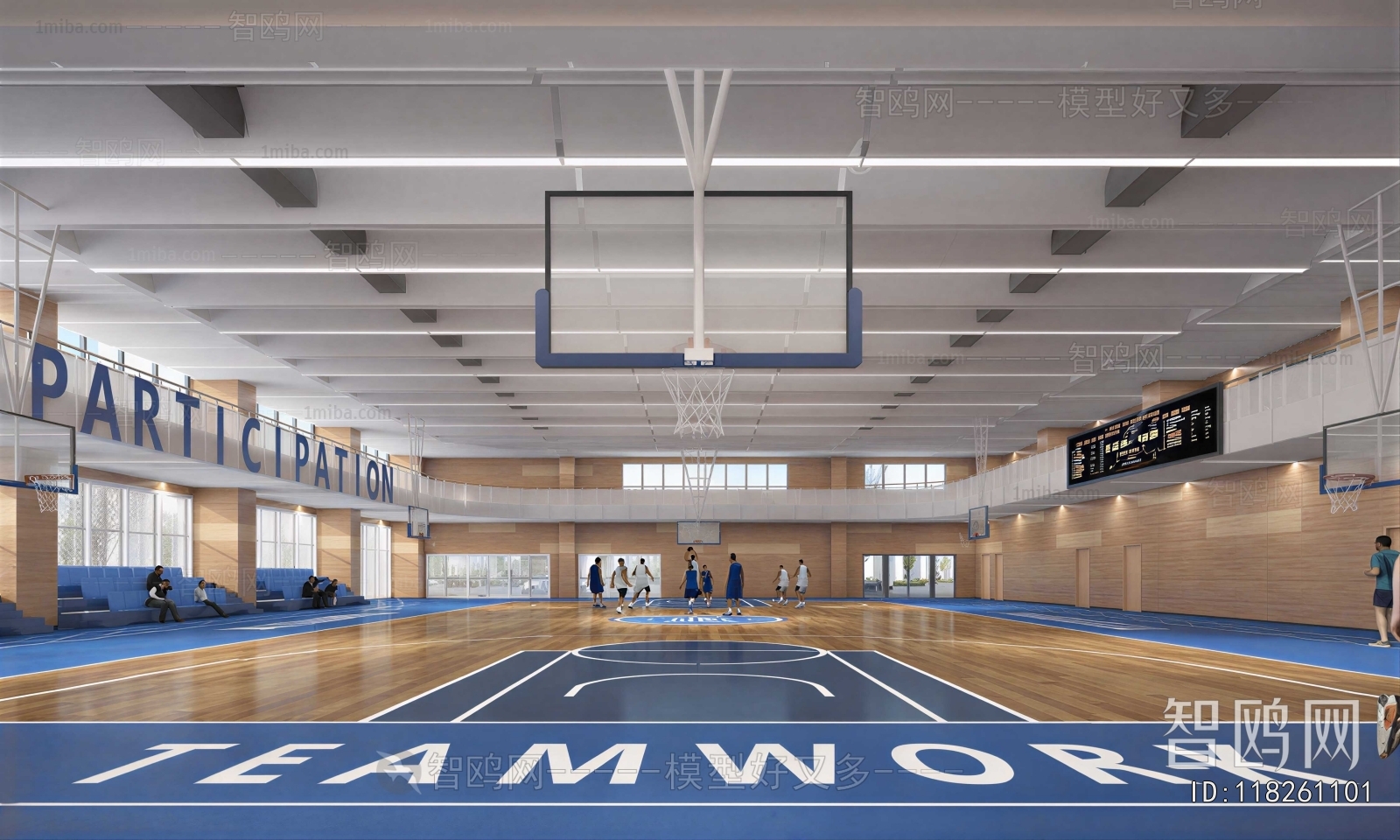 Modern Basketball Arena