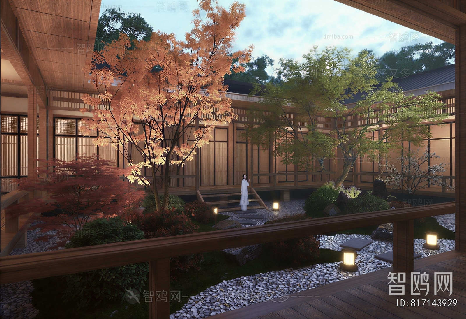 New Chinese Style Courtyard/landscape
