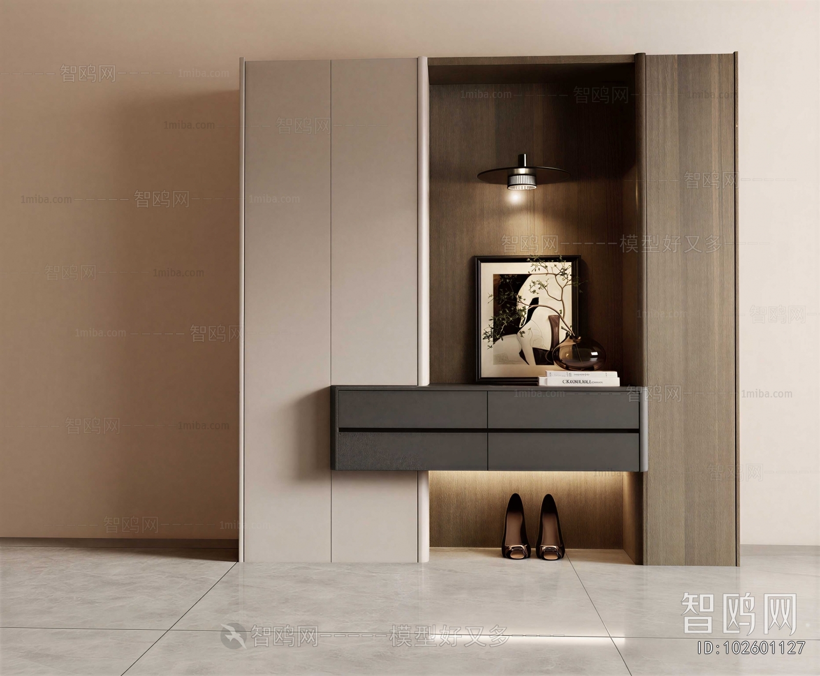 Modern Shoe Cabinet