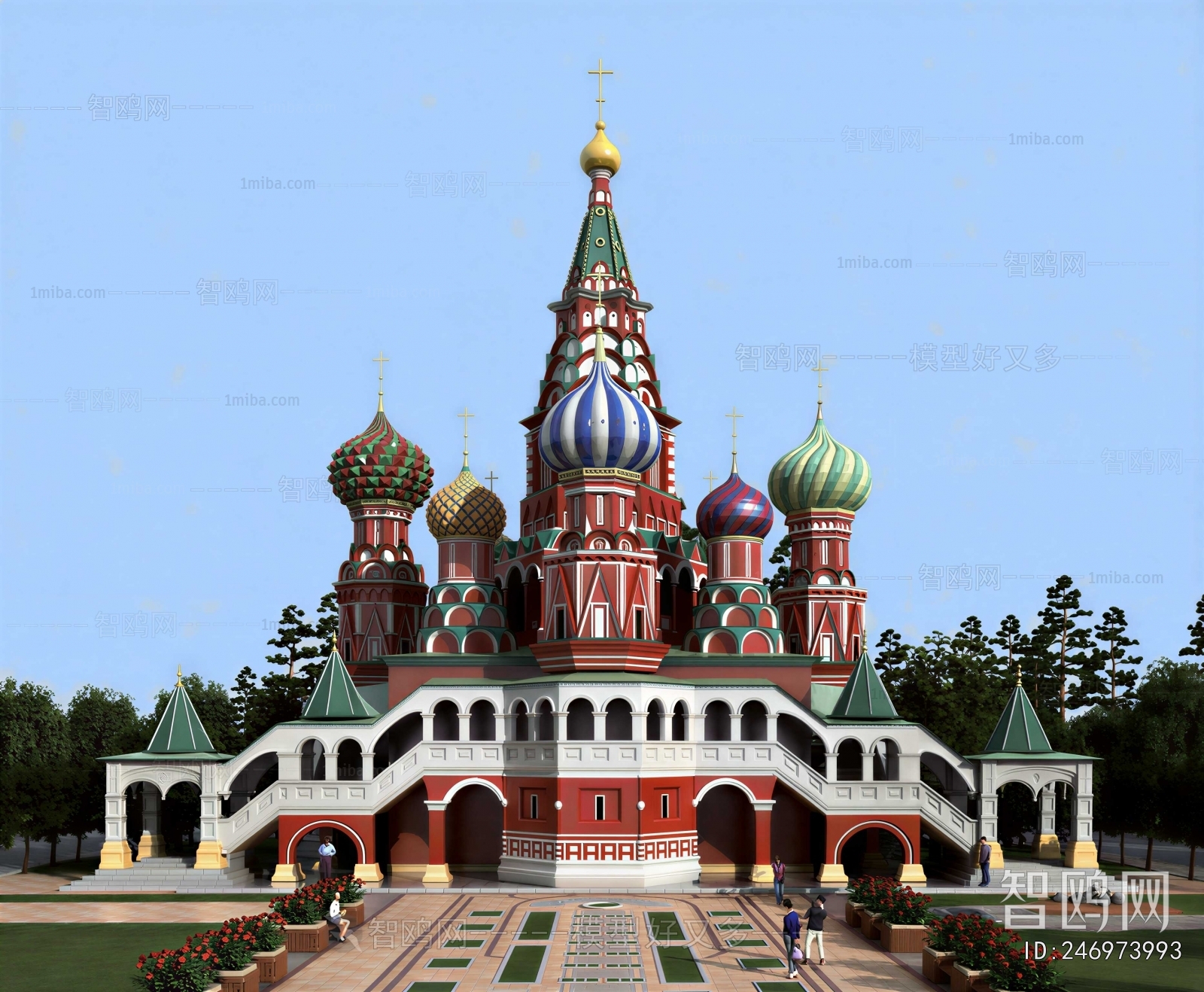 European Style Appearance Of Commercial Building