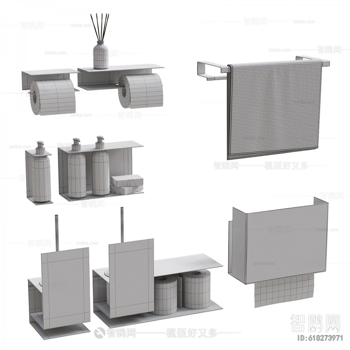 Modern Bathroom Set