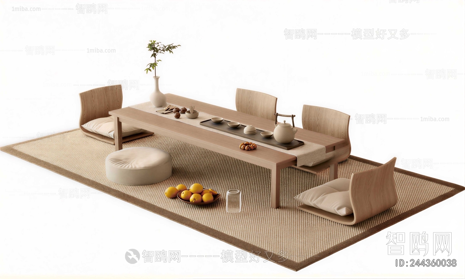 Japanese Style Tea Tables And Chairs