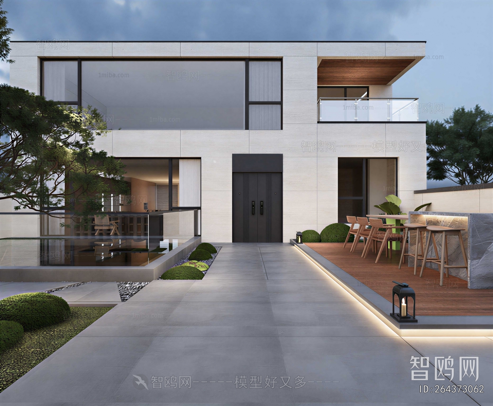 Modern Courtyard/landscape