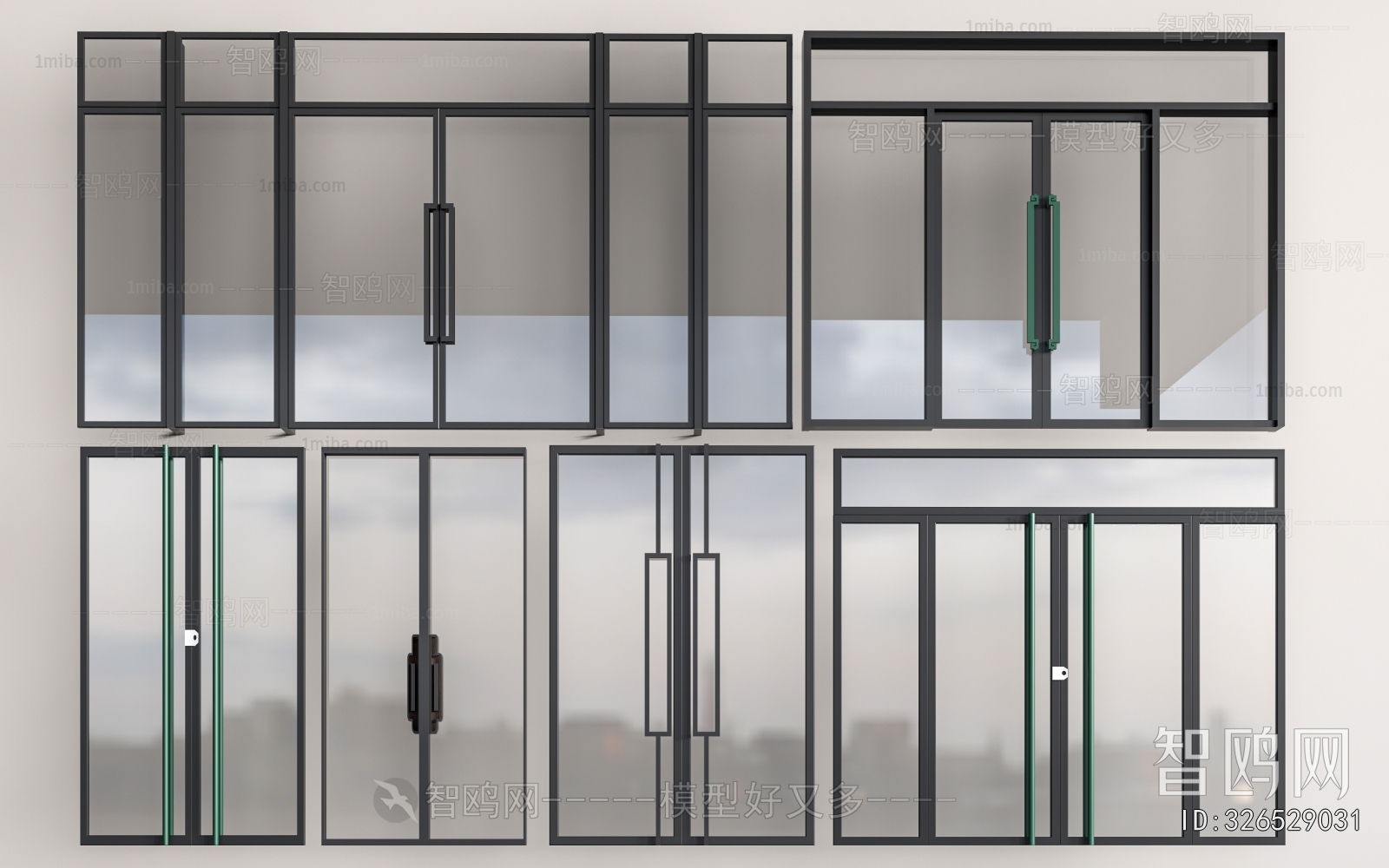 Modern Double Door