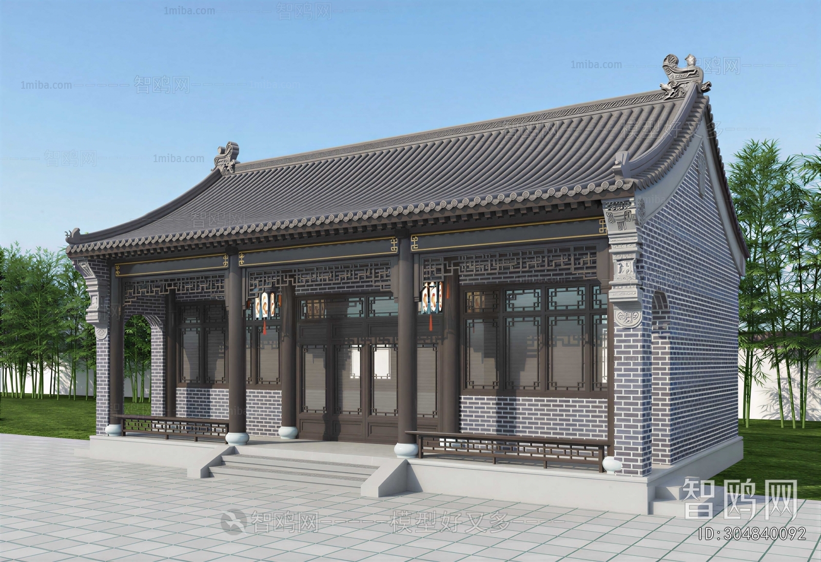 Chinese Style Ancient Architectural Buildings