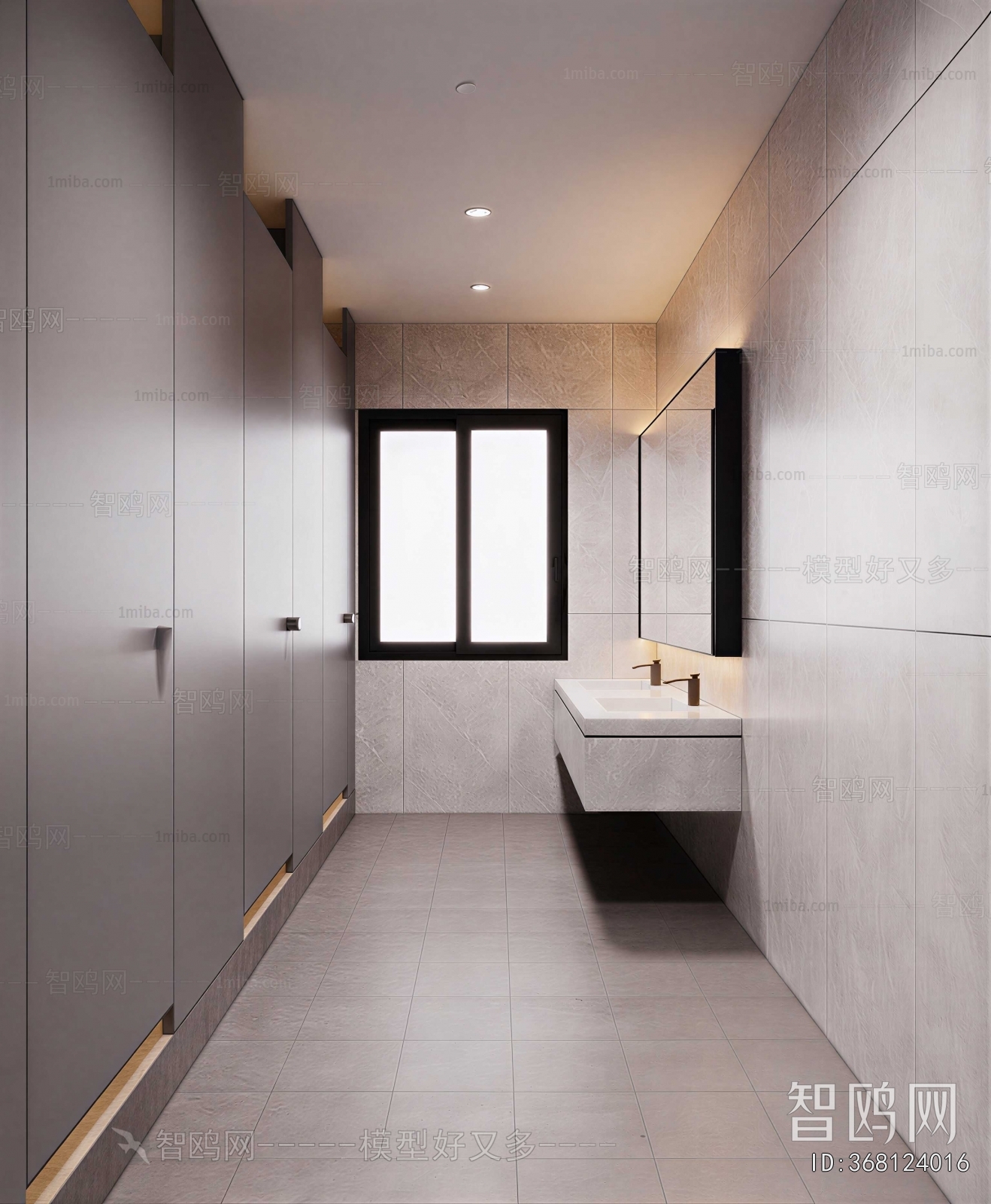 Modern Public Toilet