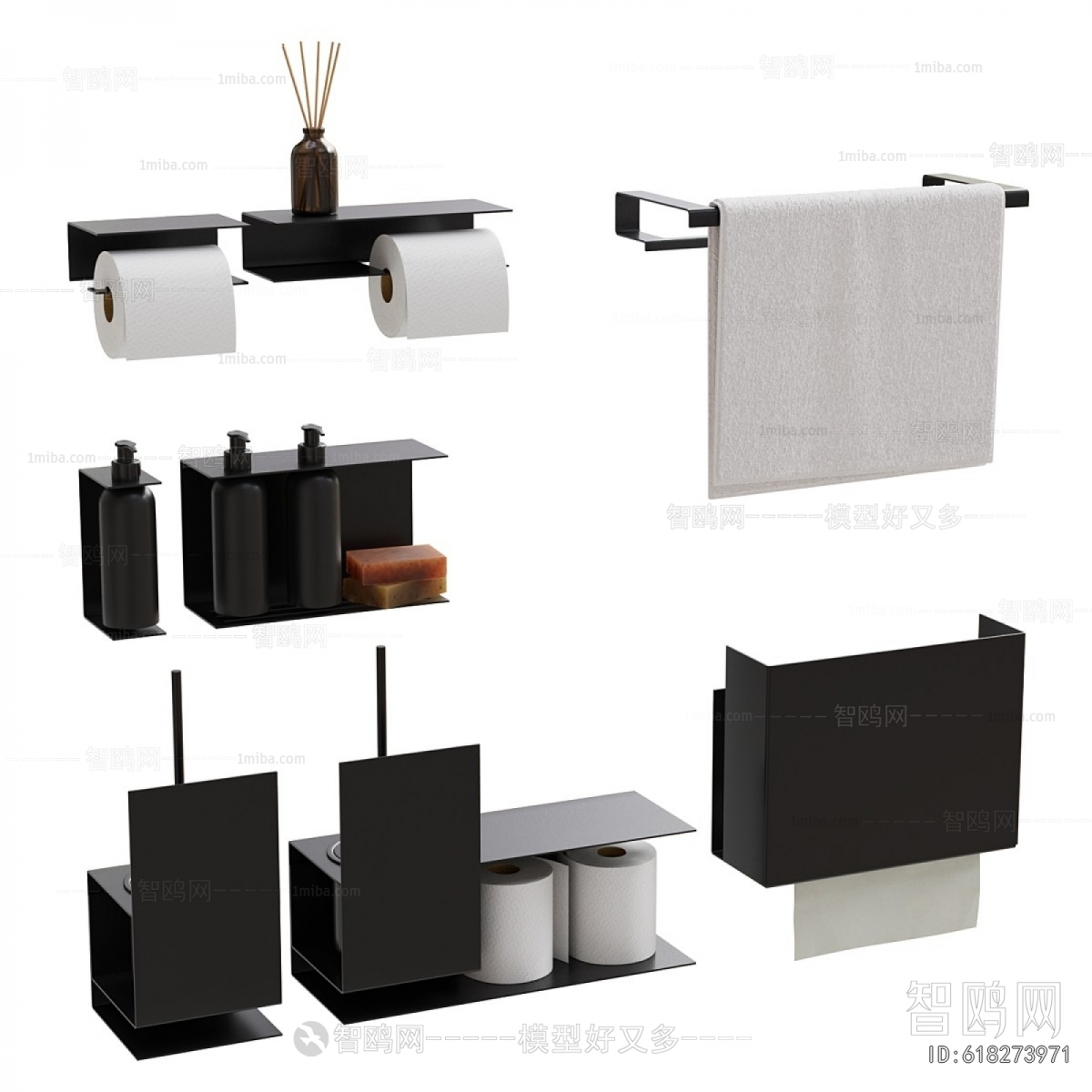 Modern Bathroom Set