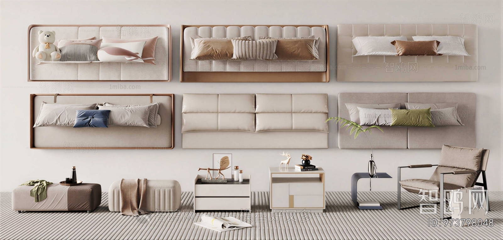 Modern Bedhead Back Rest