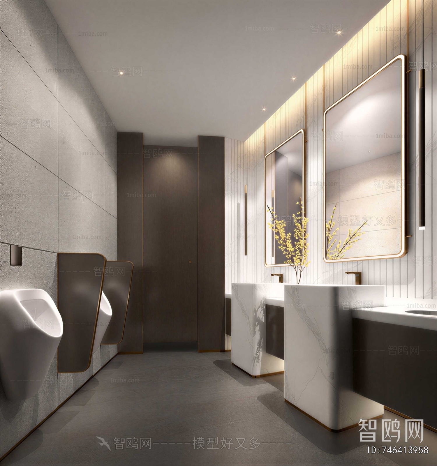 Modern Public Toilet