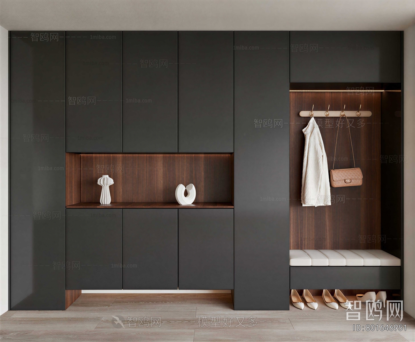 Modern Shoe Cabinet