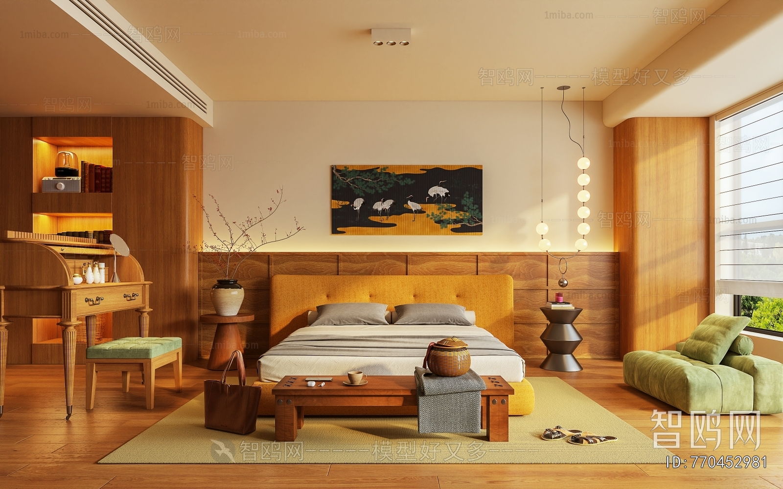 Modern New Chinese Style Bedroom