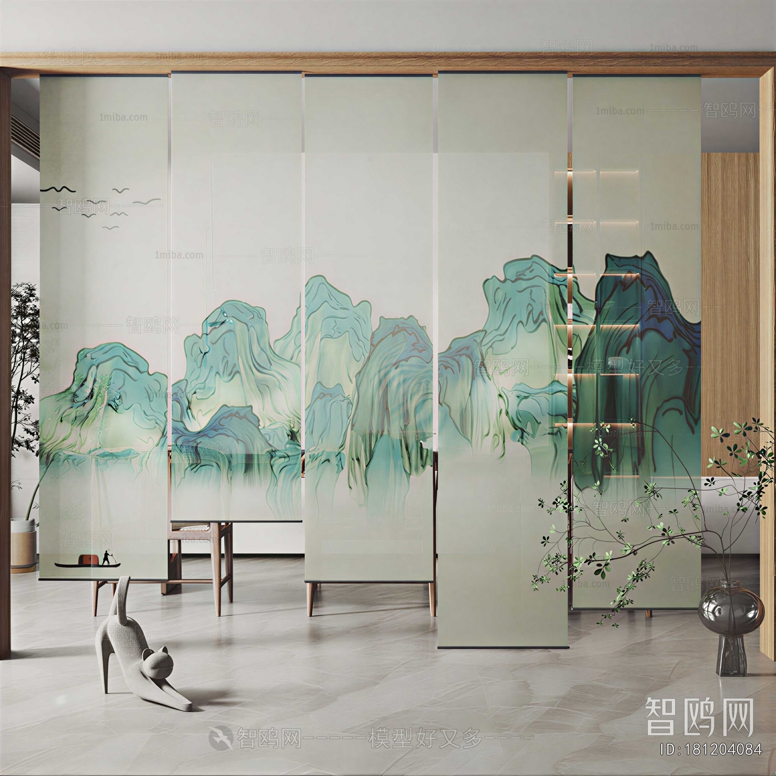 New Chinese Style Door Curtain