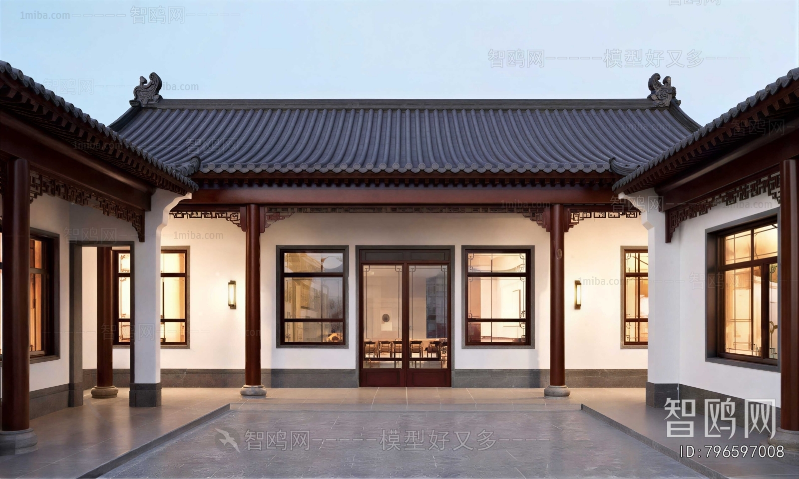 Chinese Style Courtyard/landscape