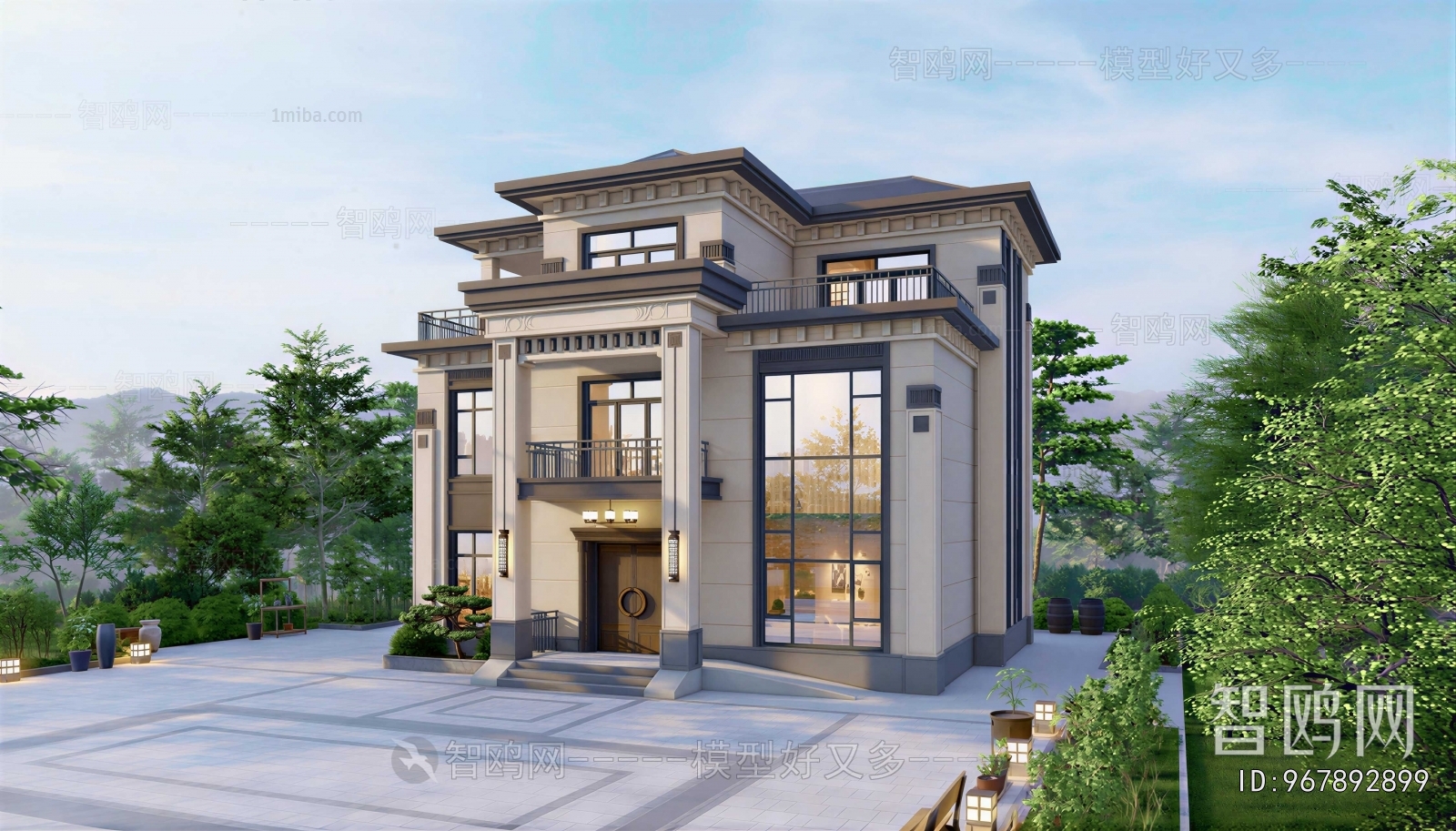 New Chinese Style Detached Villa