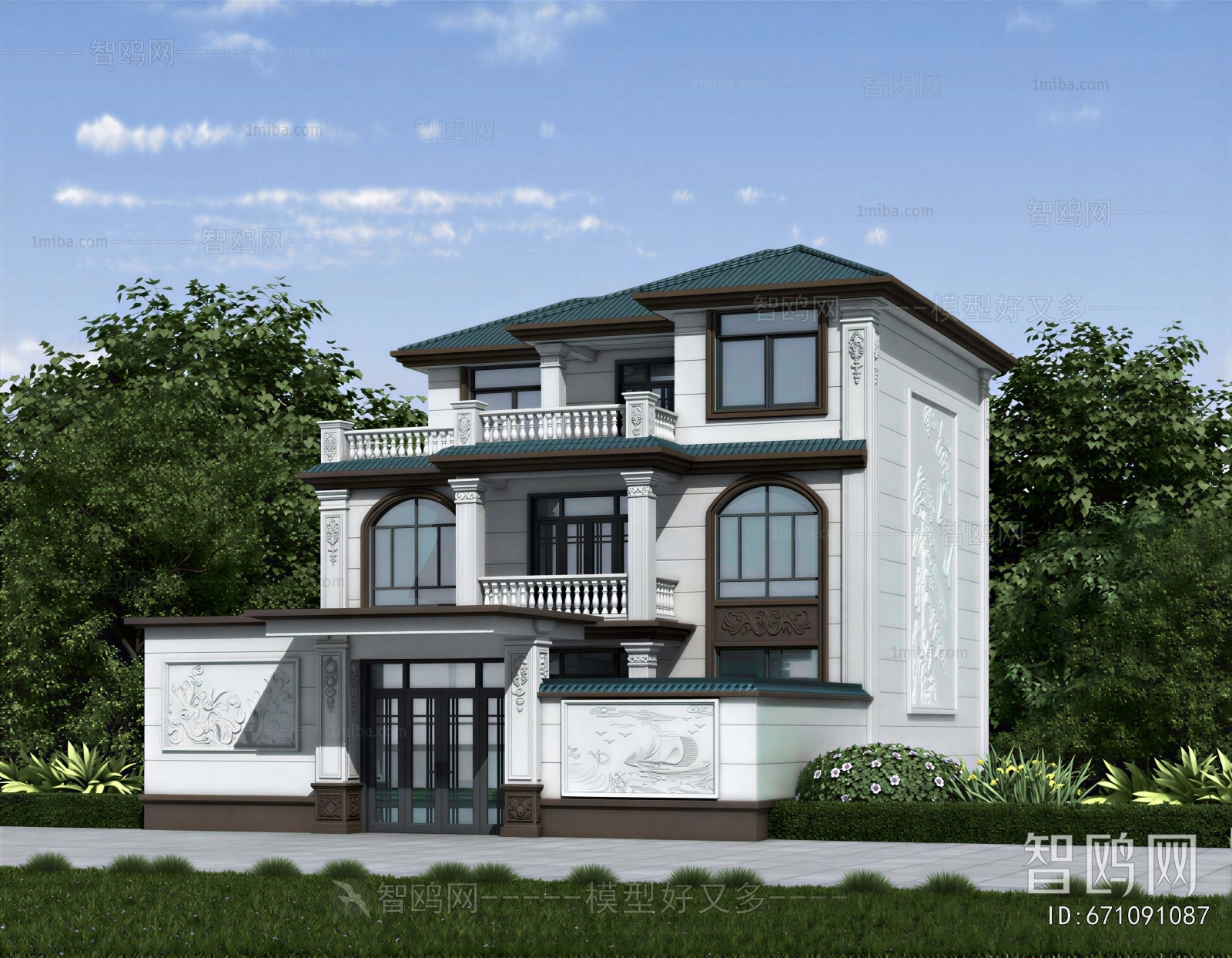 New Chinese Style Townhouse