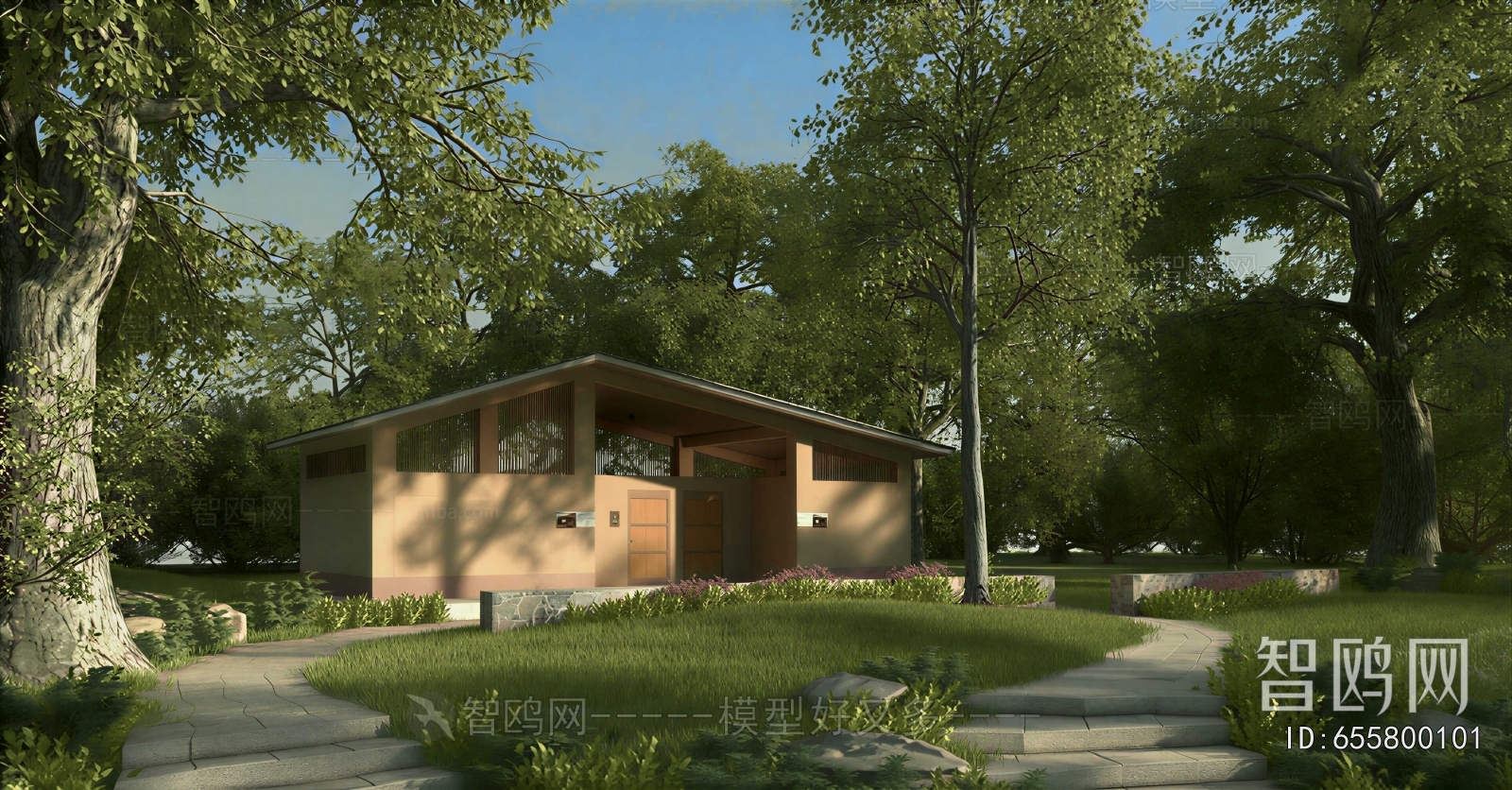 New Chinese Style Public Building