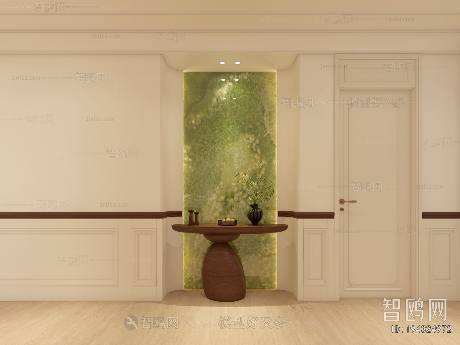 French Style Hallway