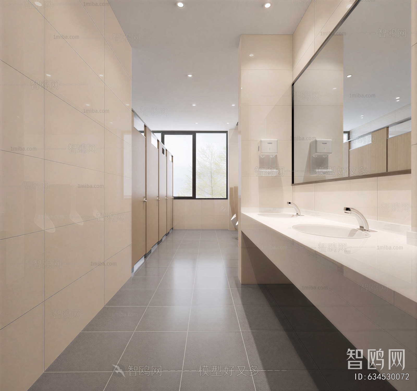 Modern Public Toilet